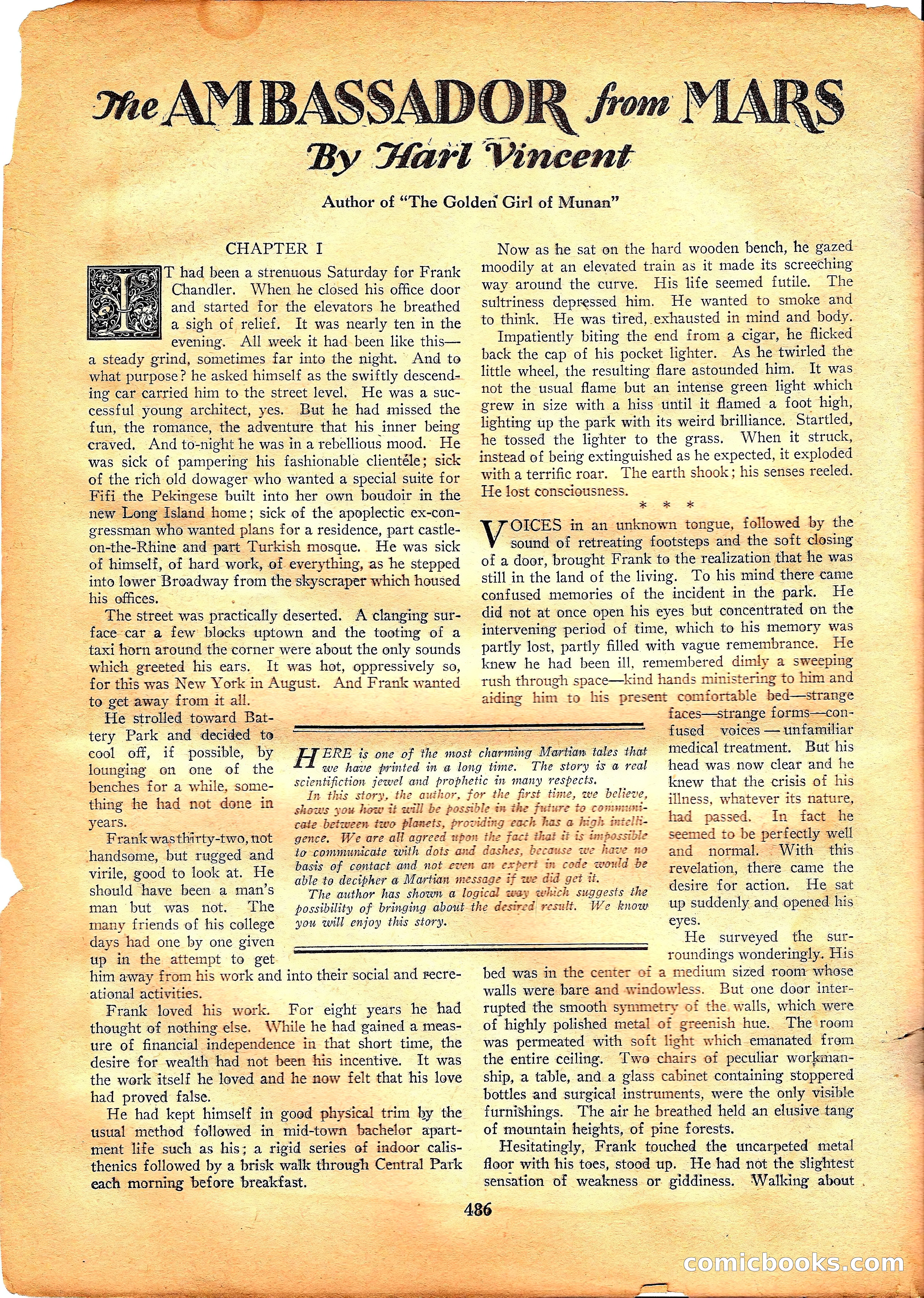 Amazing Stories, Vol. 3 No. 6 — page 7 of 99