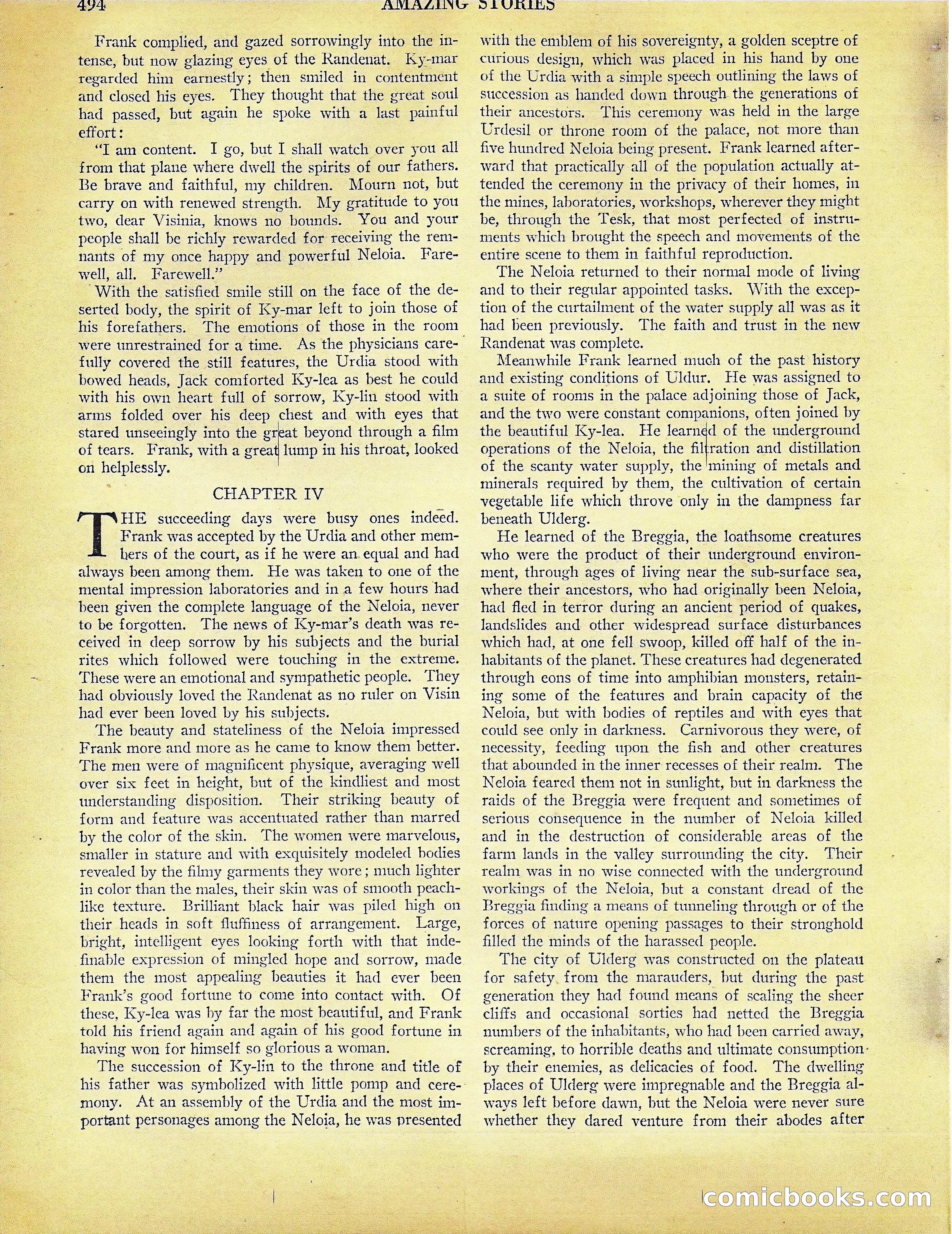 Amazing Stories, Vol. 3 No. 6 — page 15 of 99