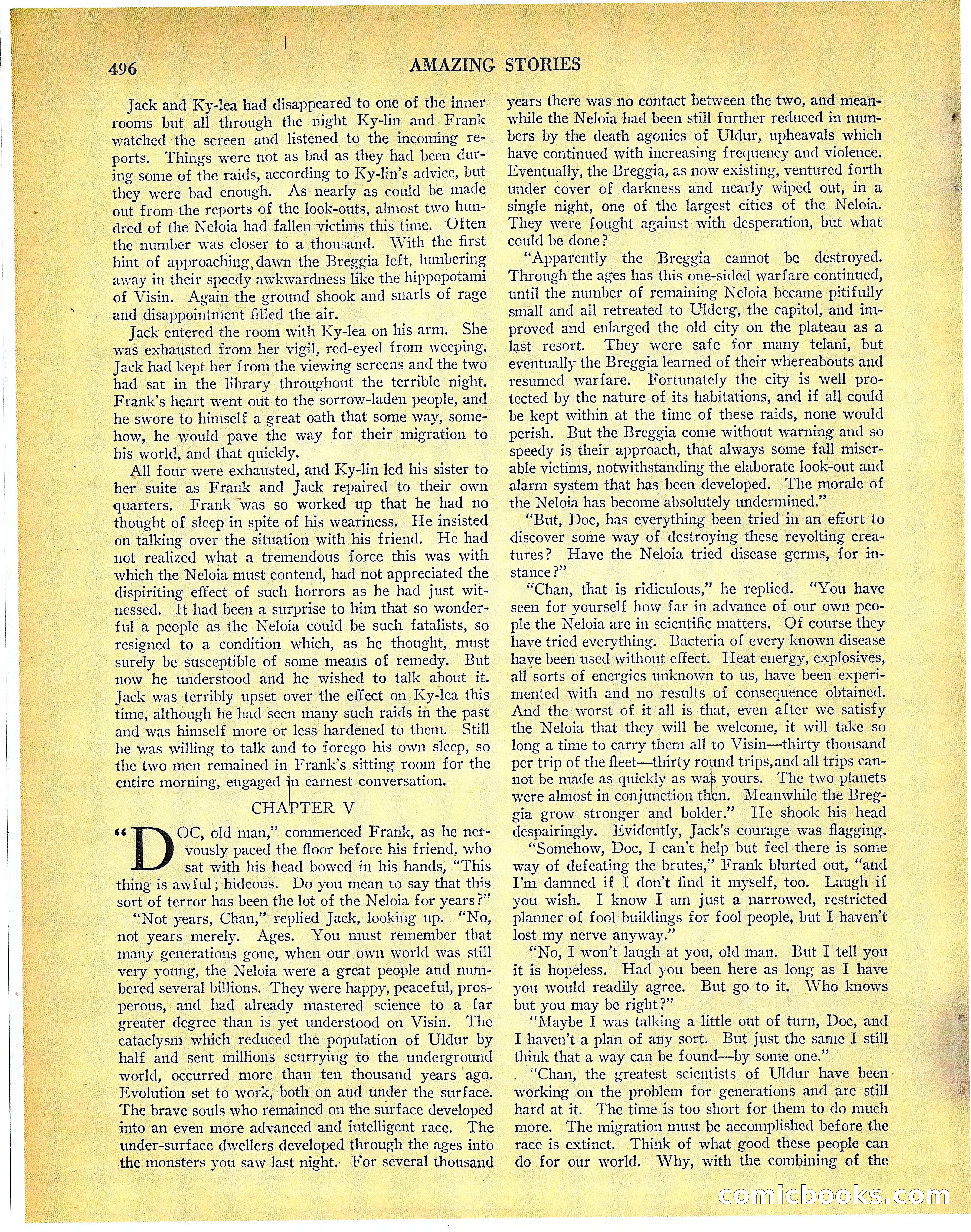 Amazing Stories, Vol. 3 No. 6 — page 17 of 99