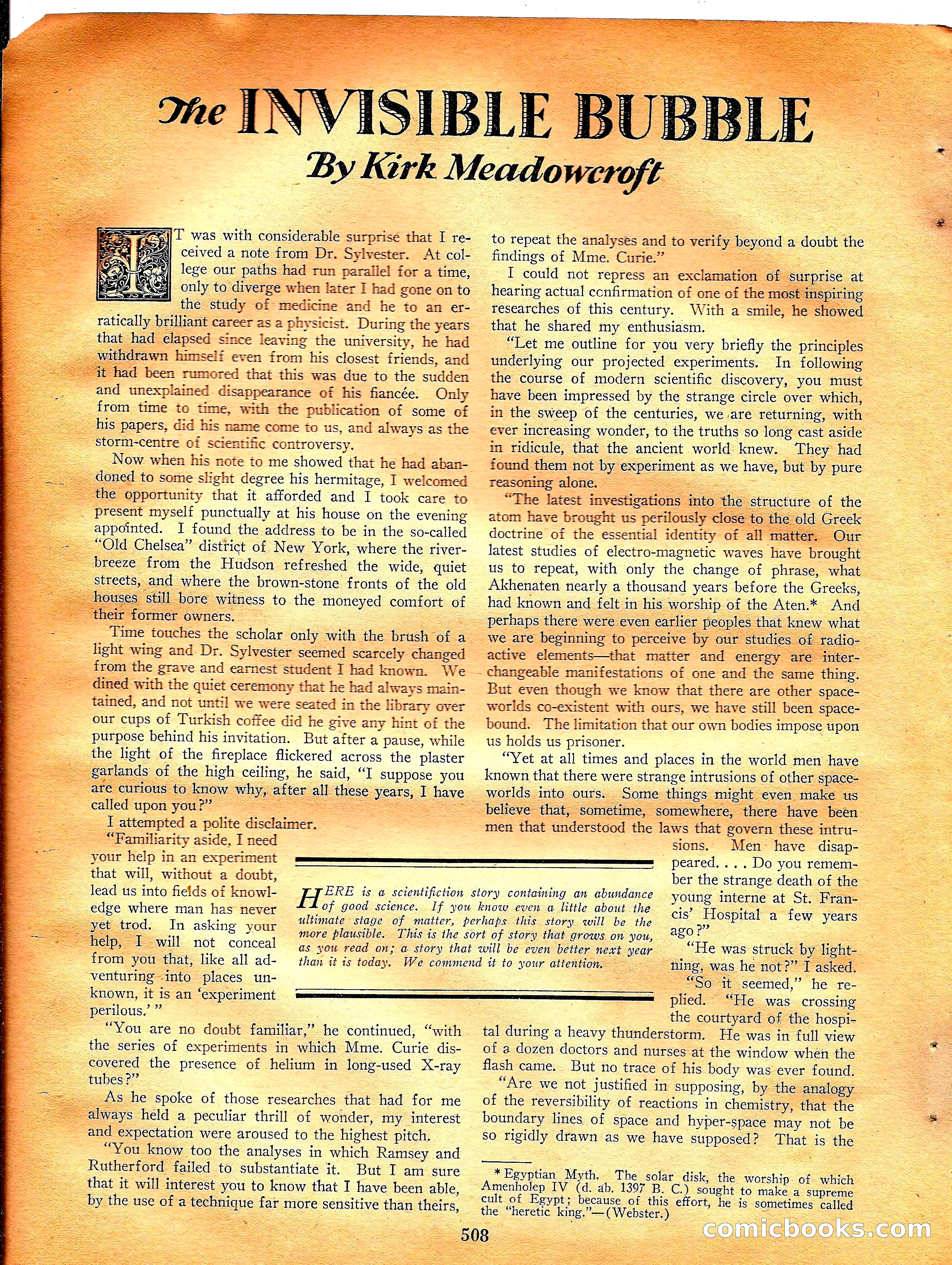 Amazing Stories, Vol. 3 No. 6 — page 29 of 99