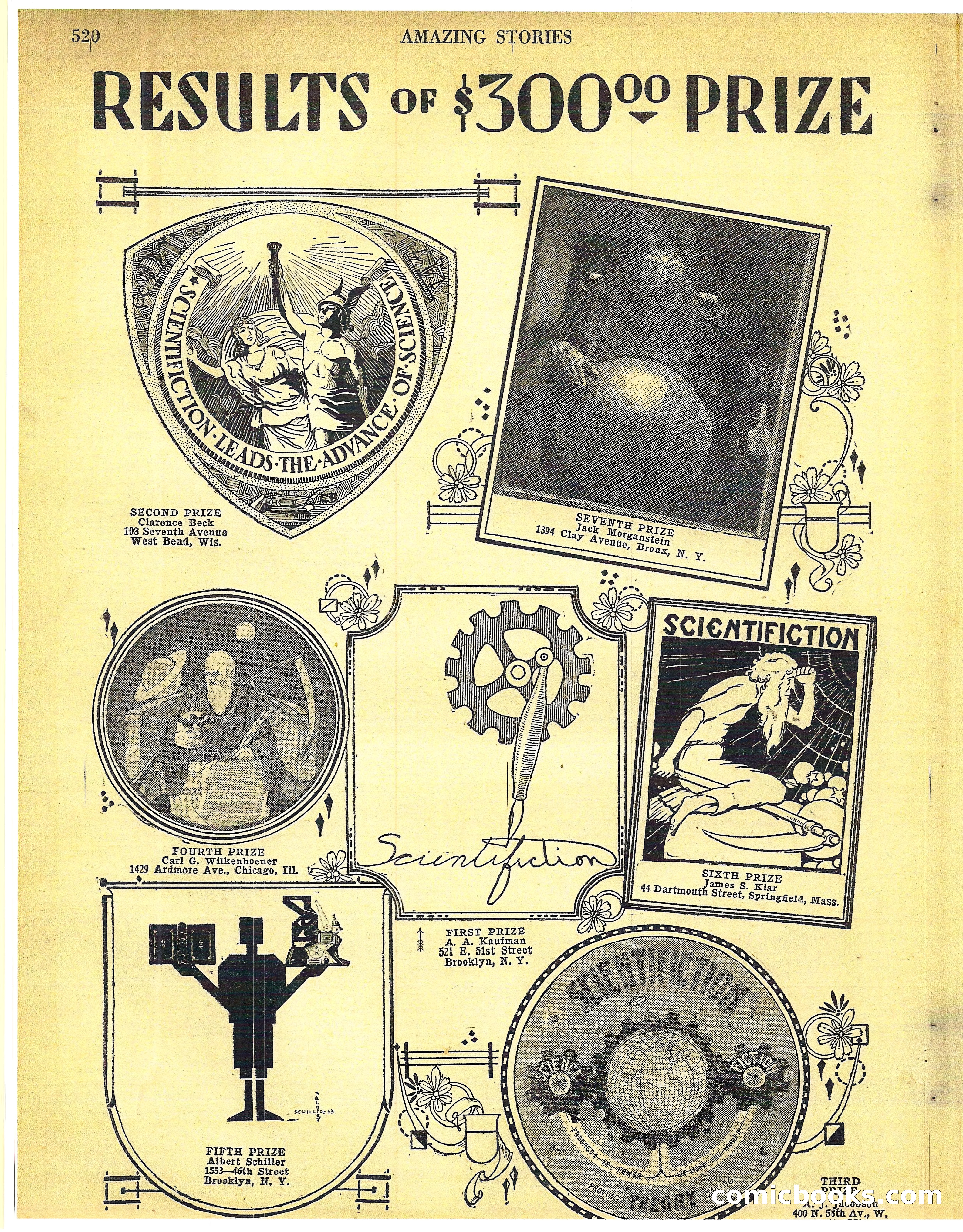 Amazing Stories, Vol. 3 No. 6 — page 41 of 99