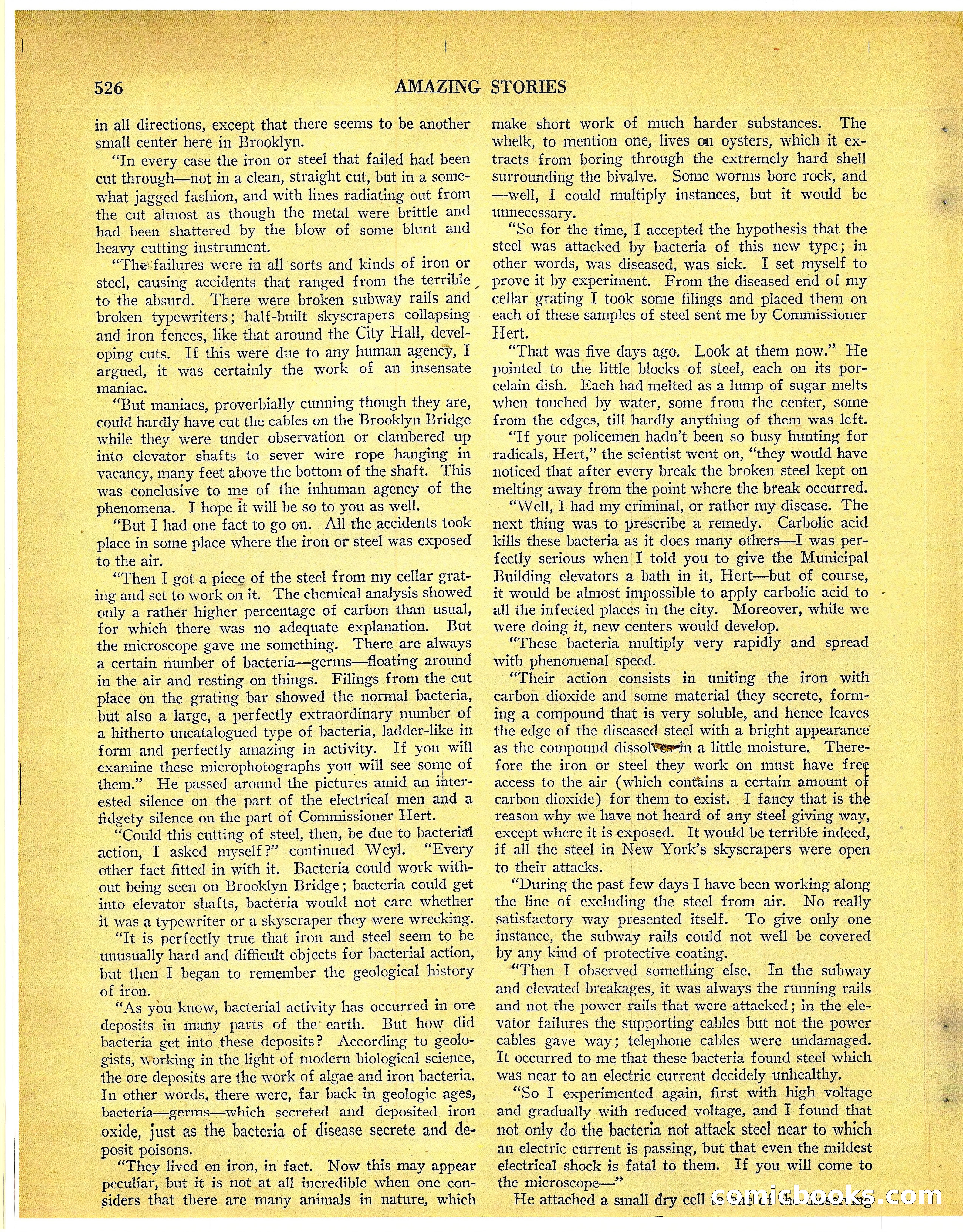 Amazing Stories, Vol. 3 No. 6 — page 47 of 99