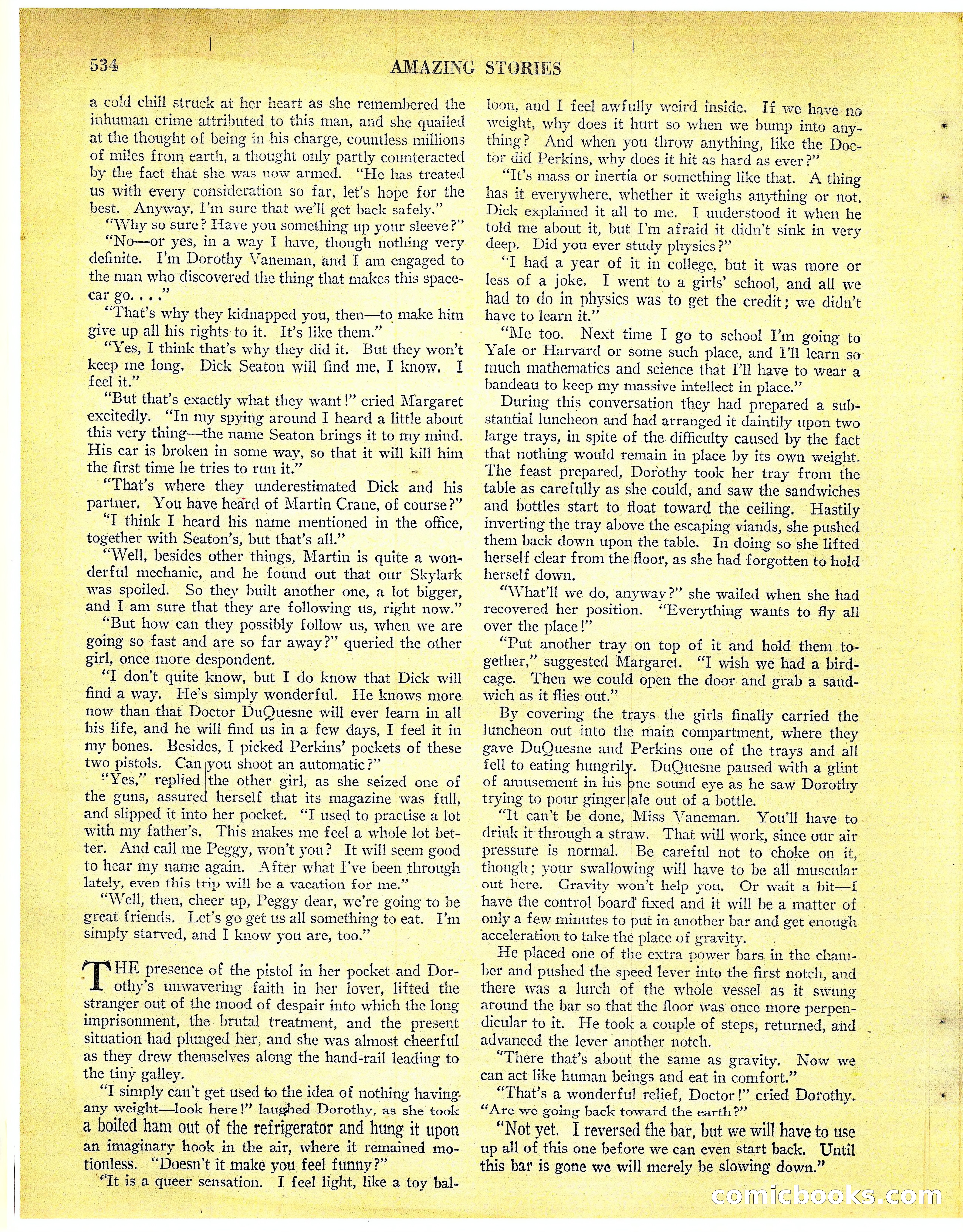Amazing Stories, Vol. 3 No. 6 — page 55 of 99