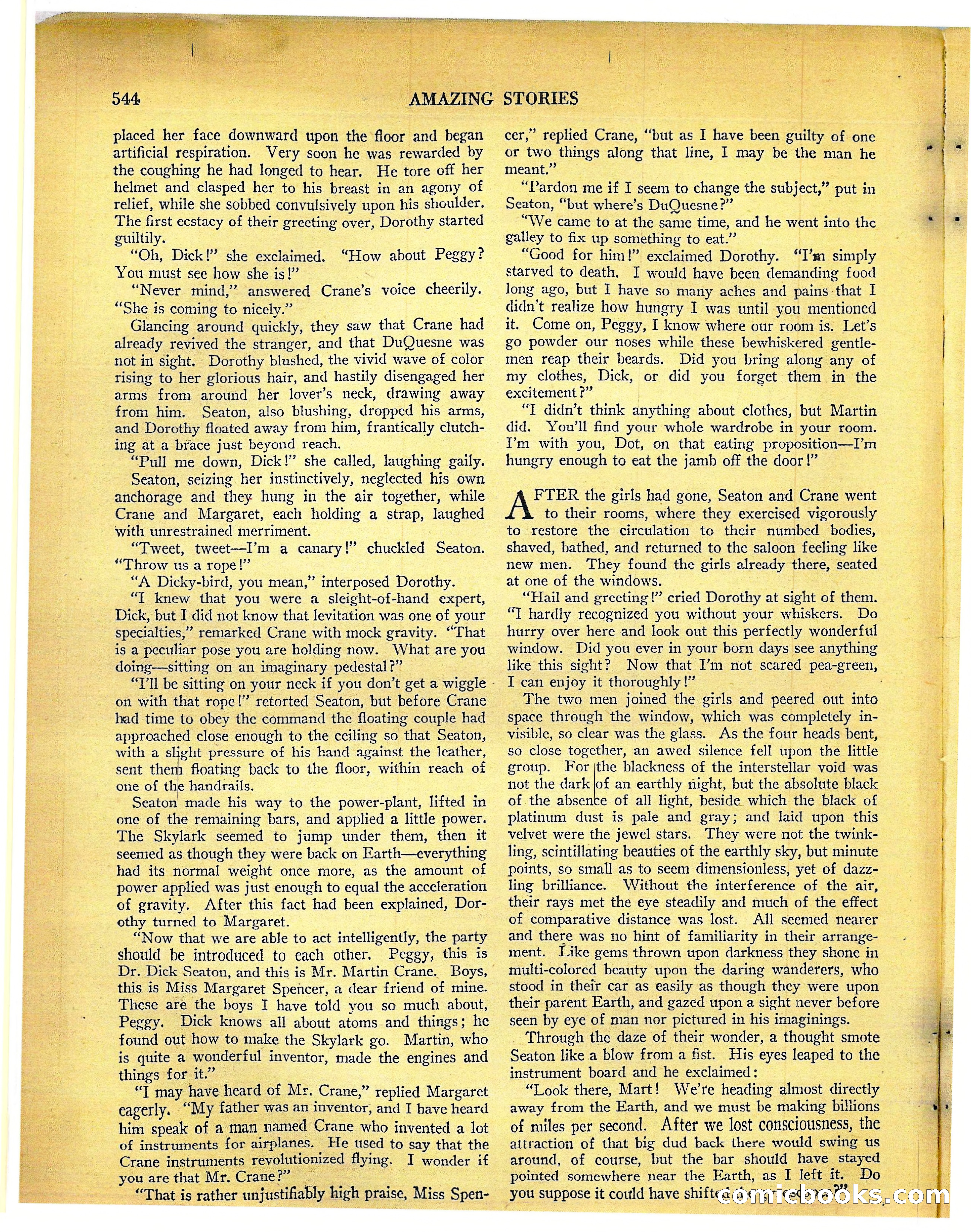 Amazing Stories, Vol. 3 No. 6 — page 65 of 99