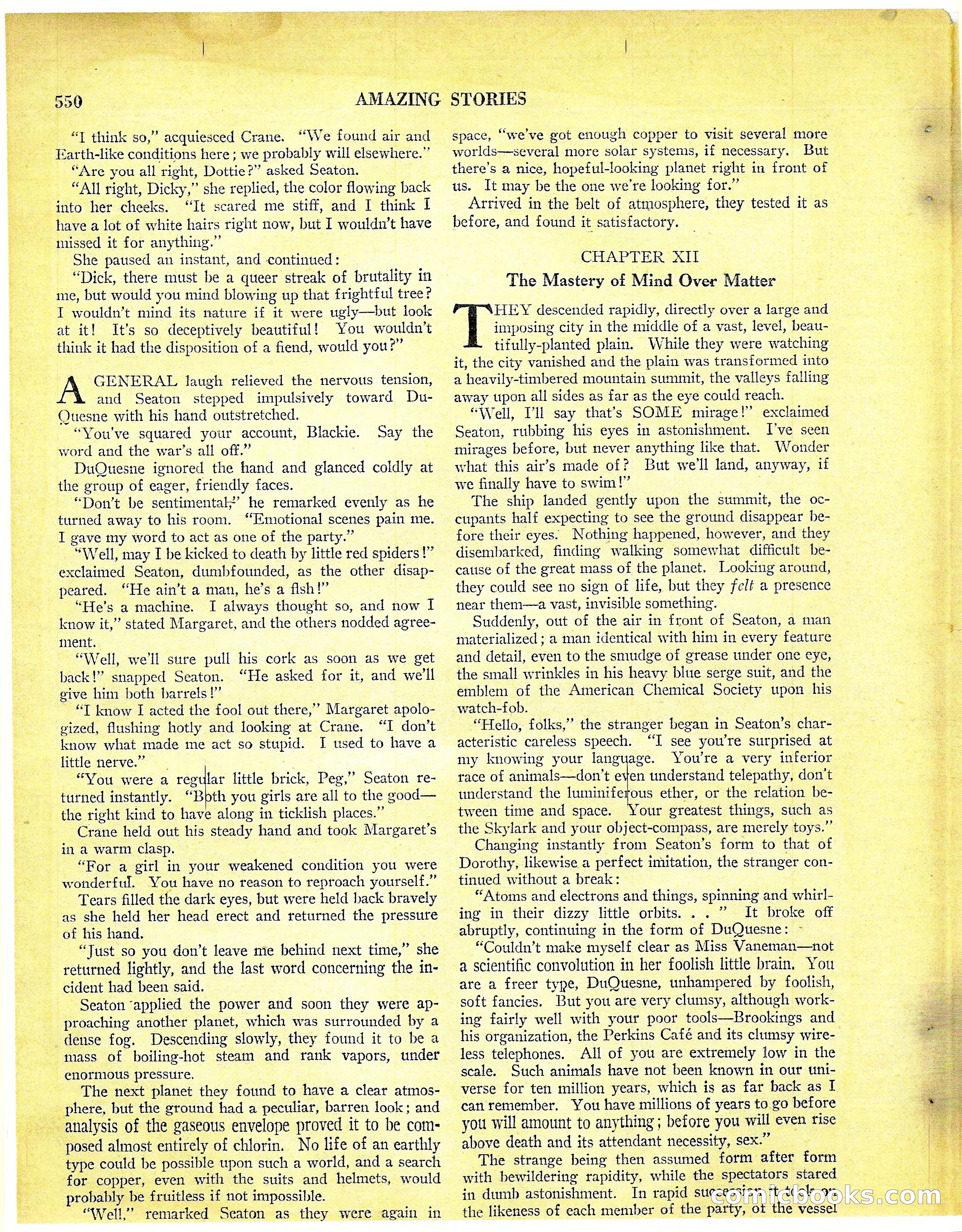 Amazing Stories, Vol. 3 No. 6 — page 71 of 99