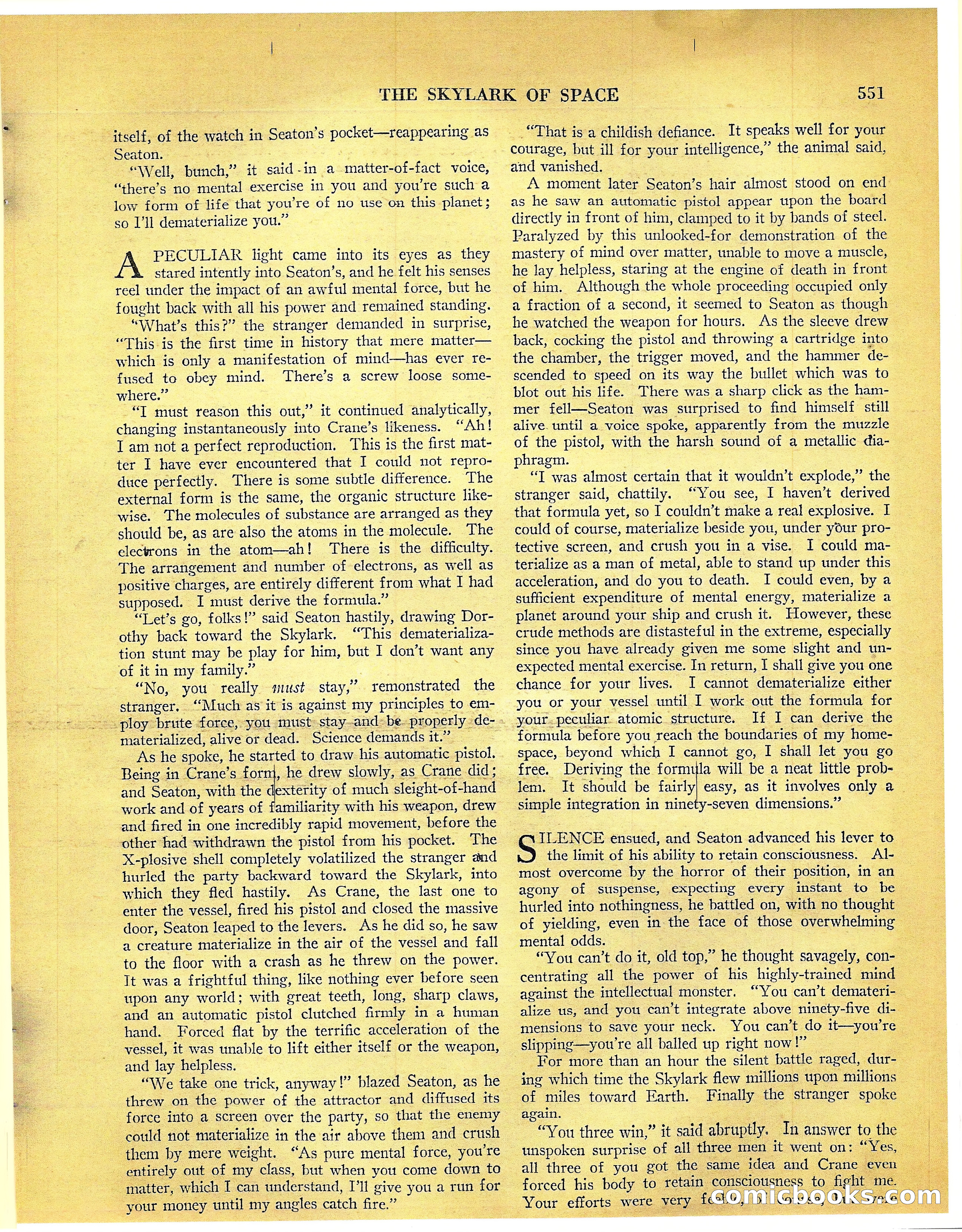Amazing Stories, Vol. 3 No. 6 — page 72 of 99