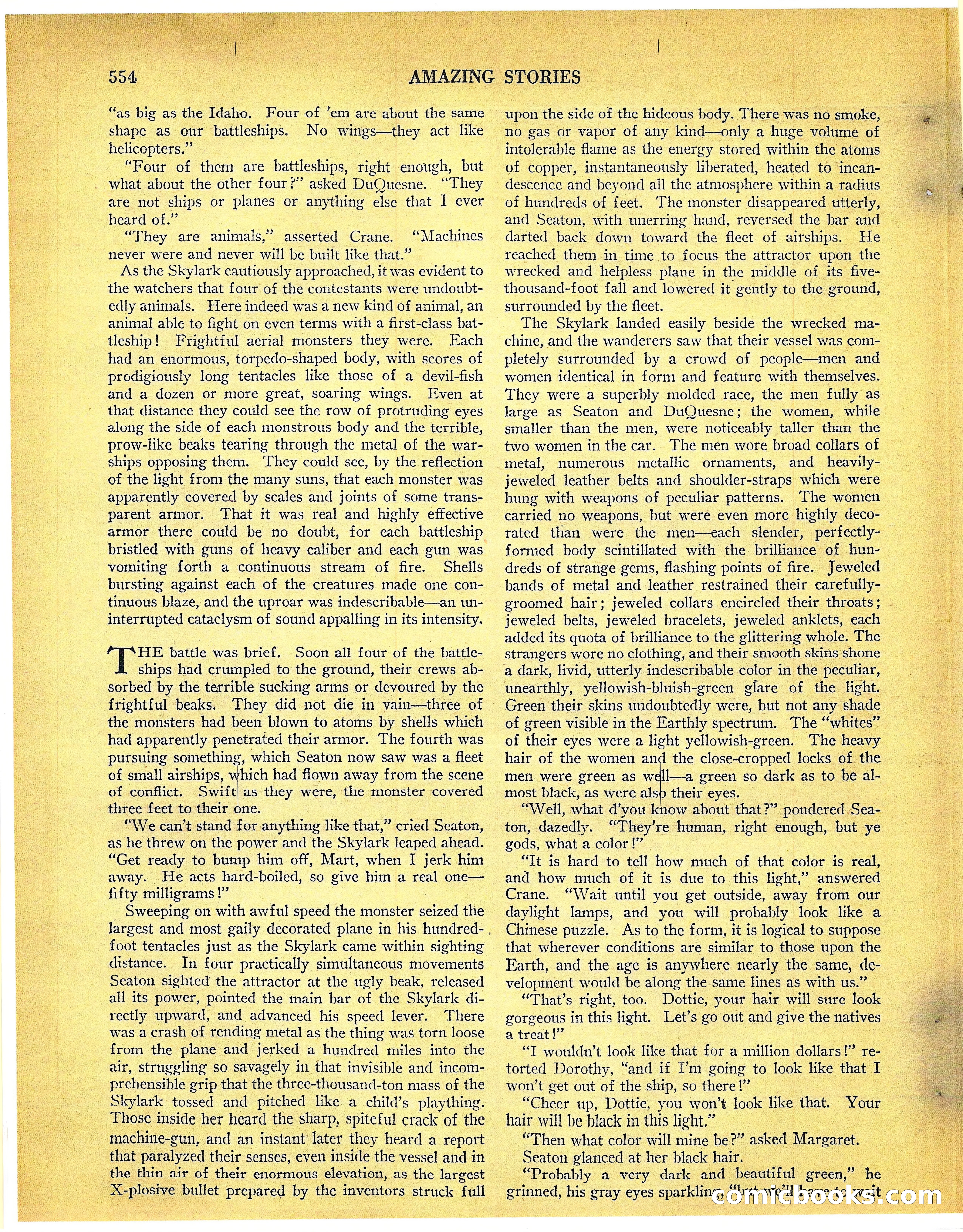 Amazing Stories, Vol. 3 No. 6 — page 75 of 99