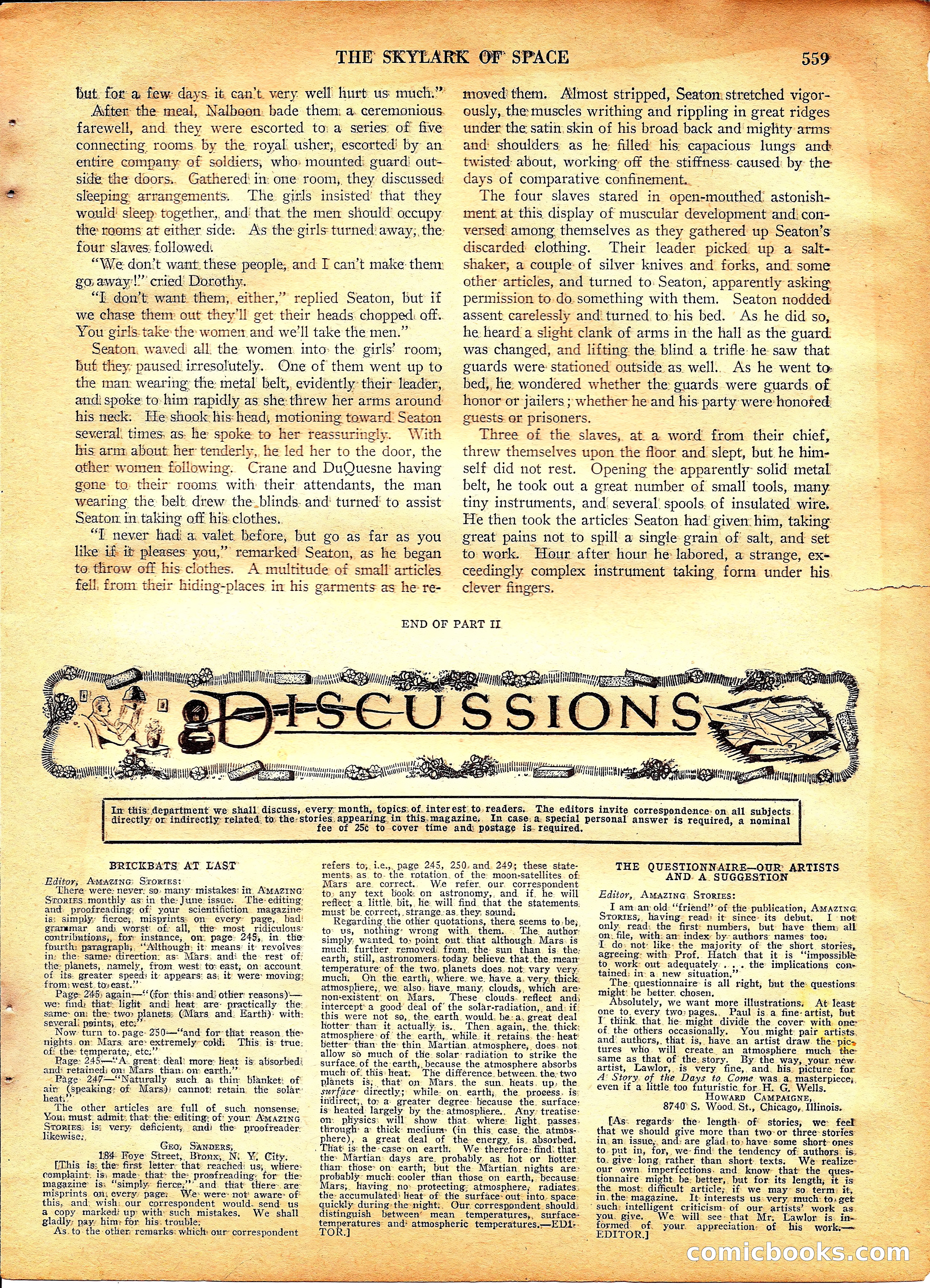 Amazing Stories, Vol. 3 No. 6 — page 80 of 99