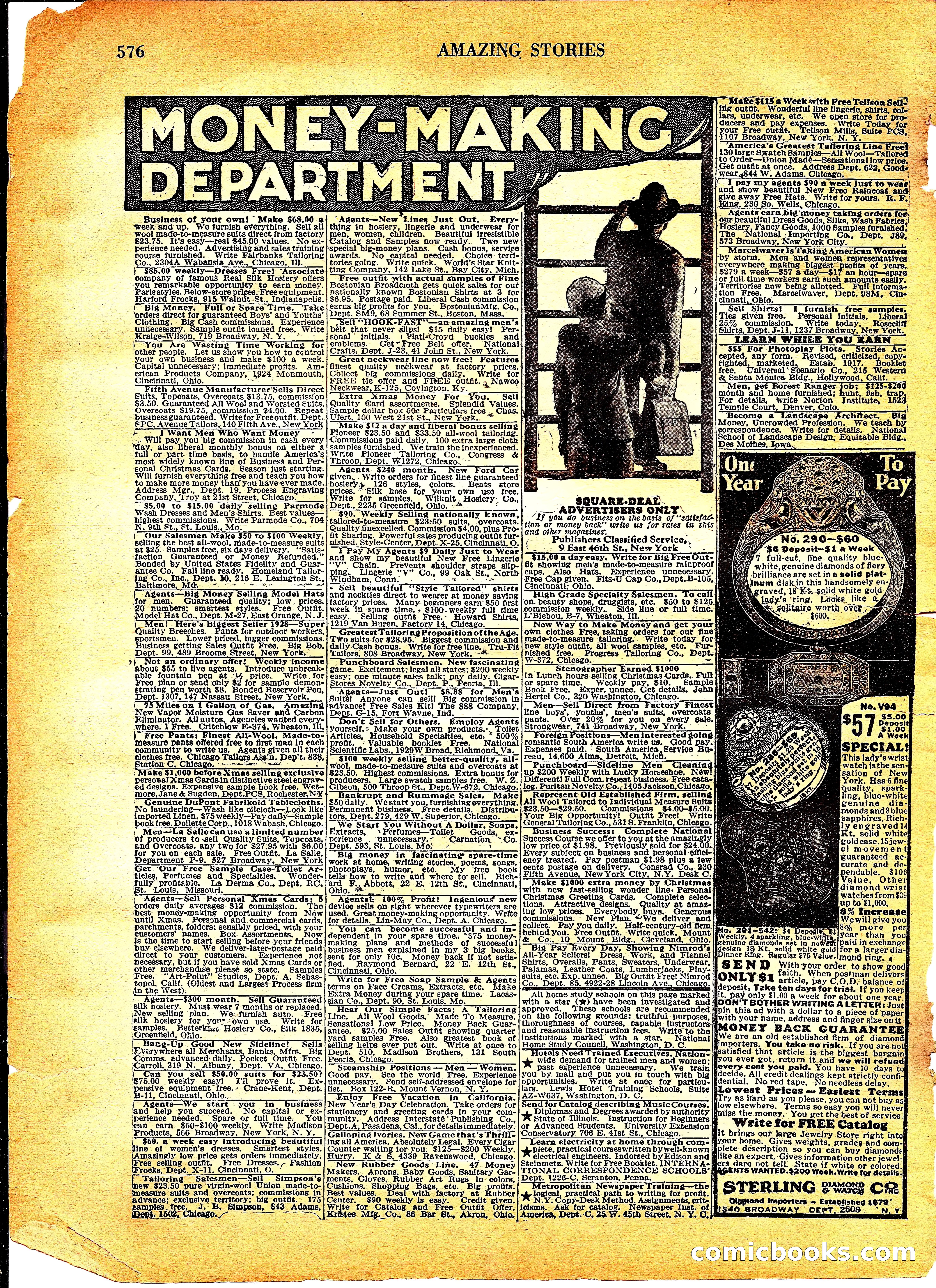 Amazing Stories, Vol. 3 No. 6 — page 97 of 99