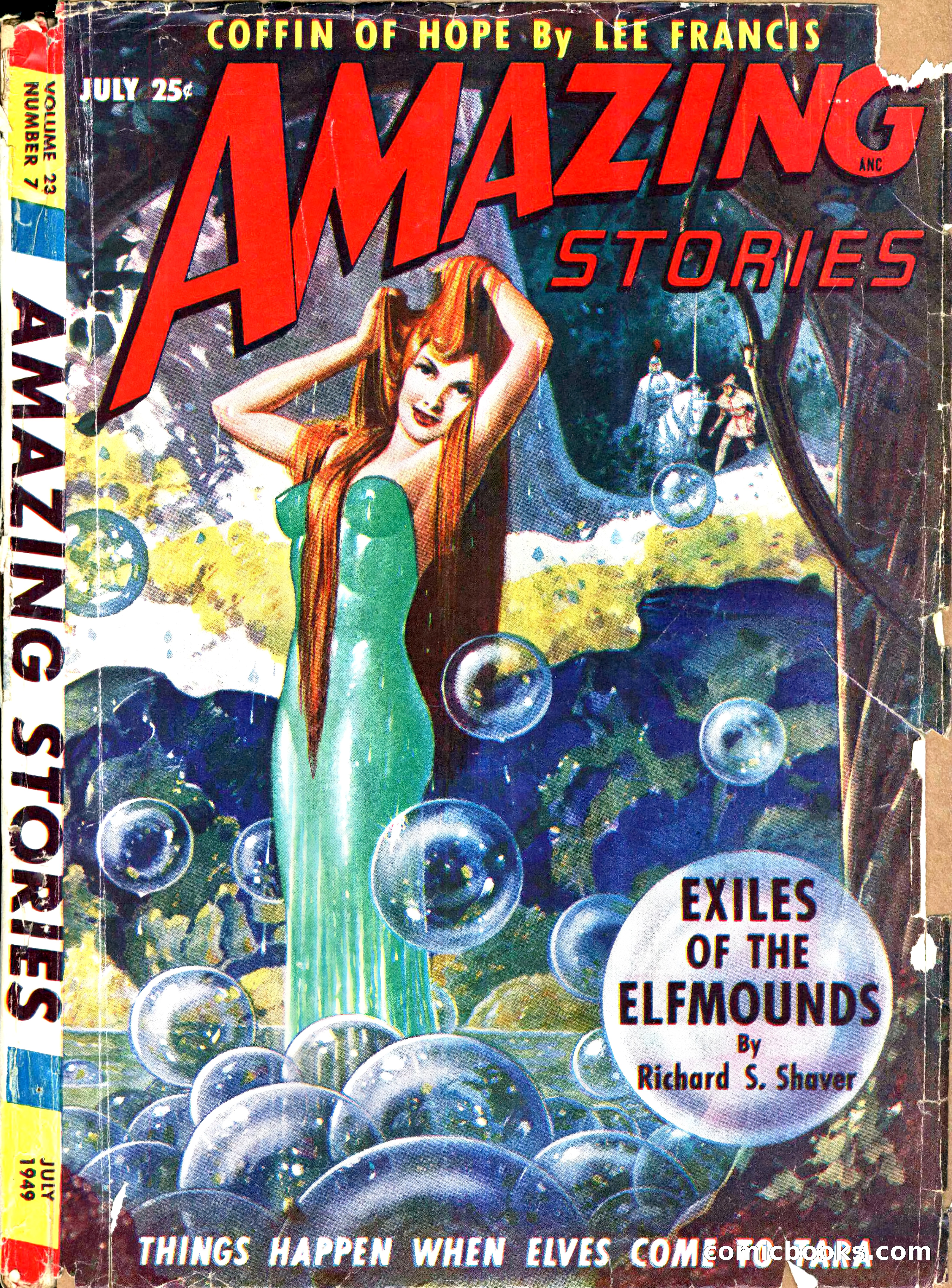Amazing Stories, July 1949 — page 1 of 149