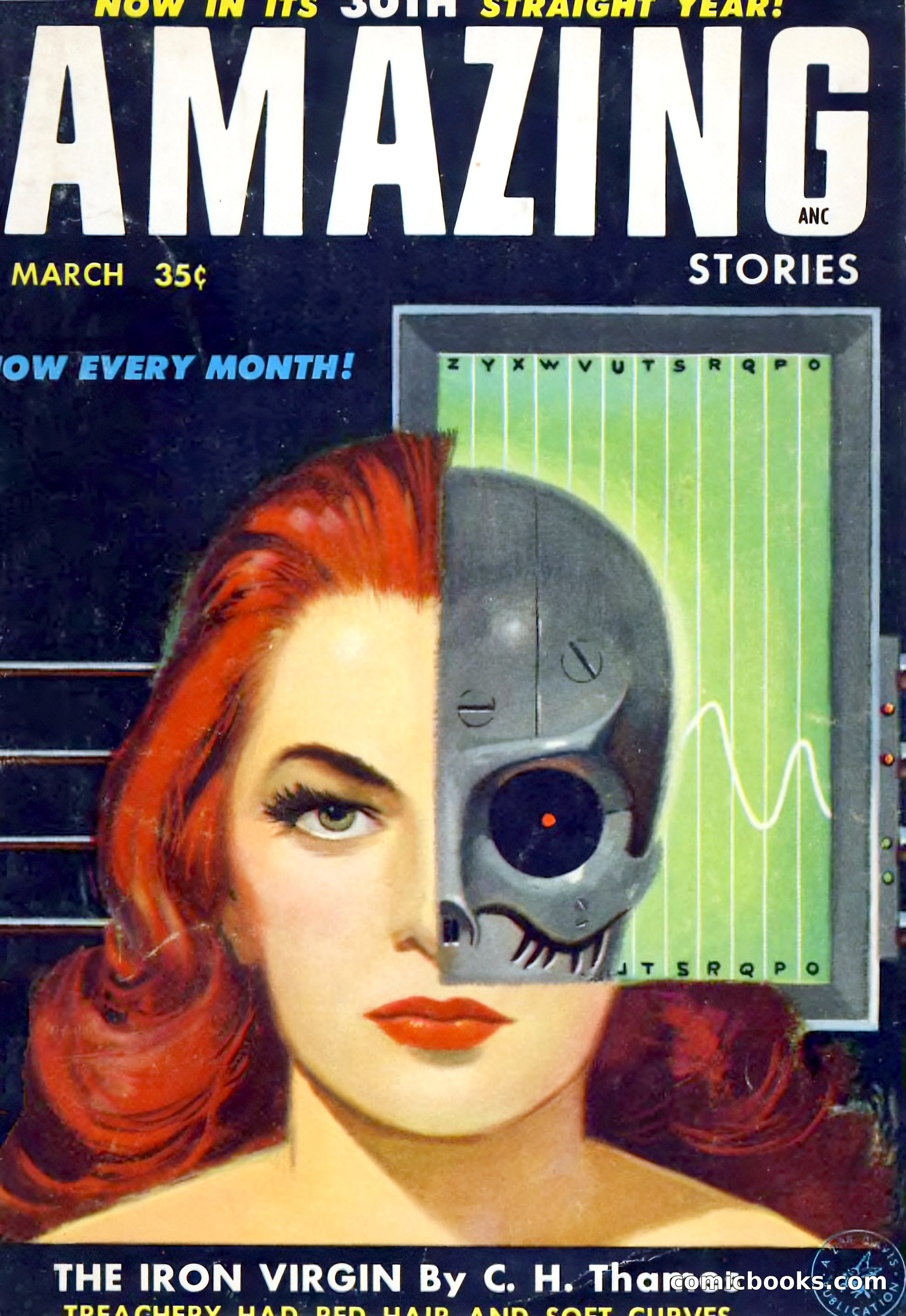 Amazing Stories, March 1956 — page 1 of 130