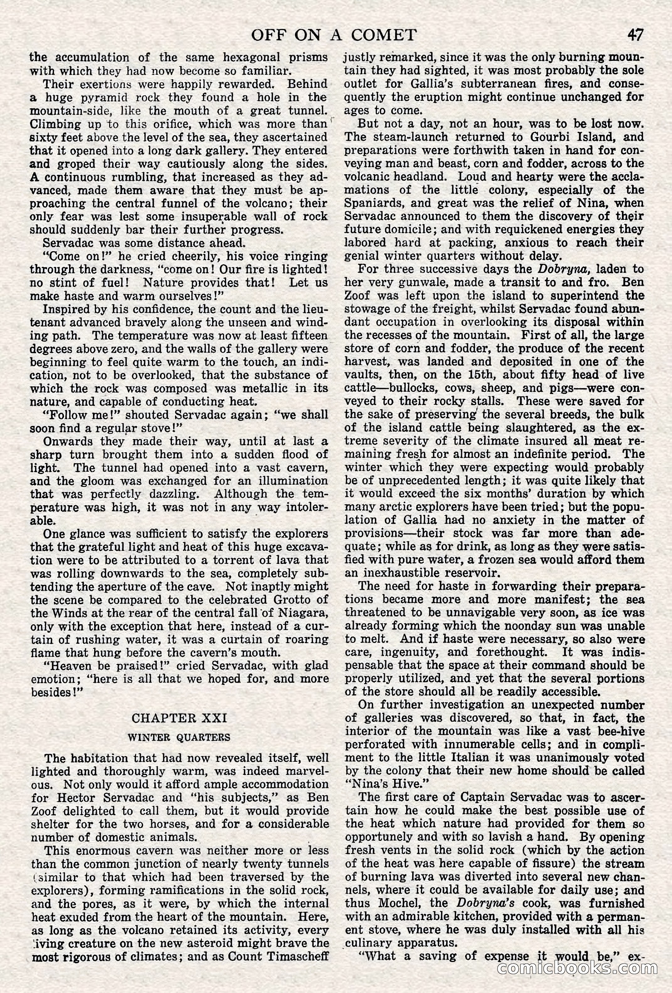 Off on a Comet by Jules Verne — page 44 of 98