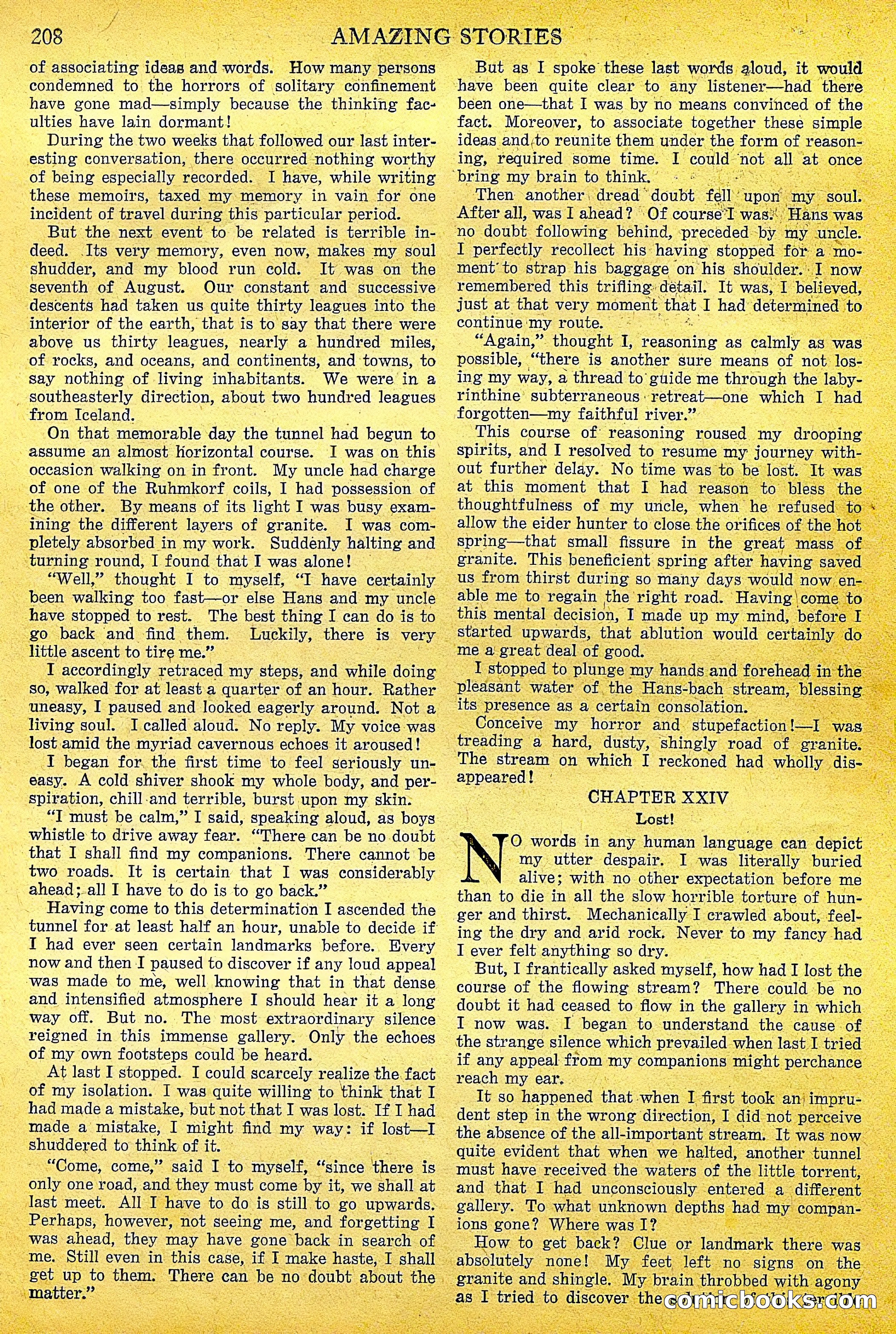 A Trip to the Center of the Earth by Jules Verne — page 38 of 78