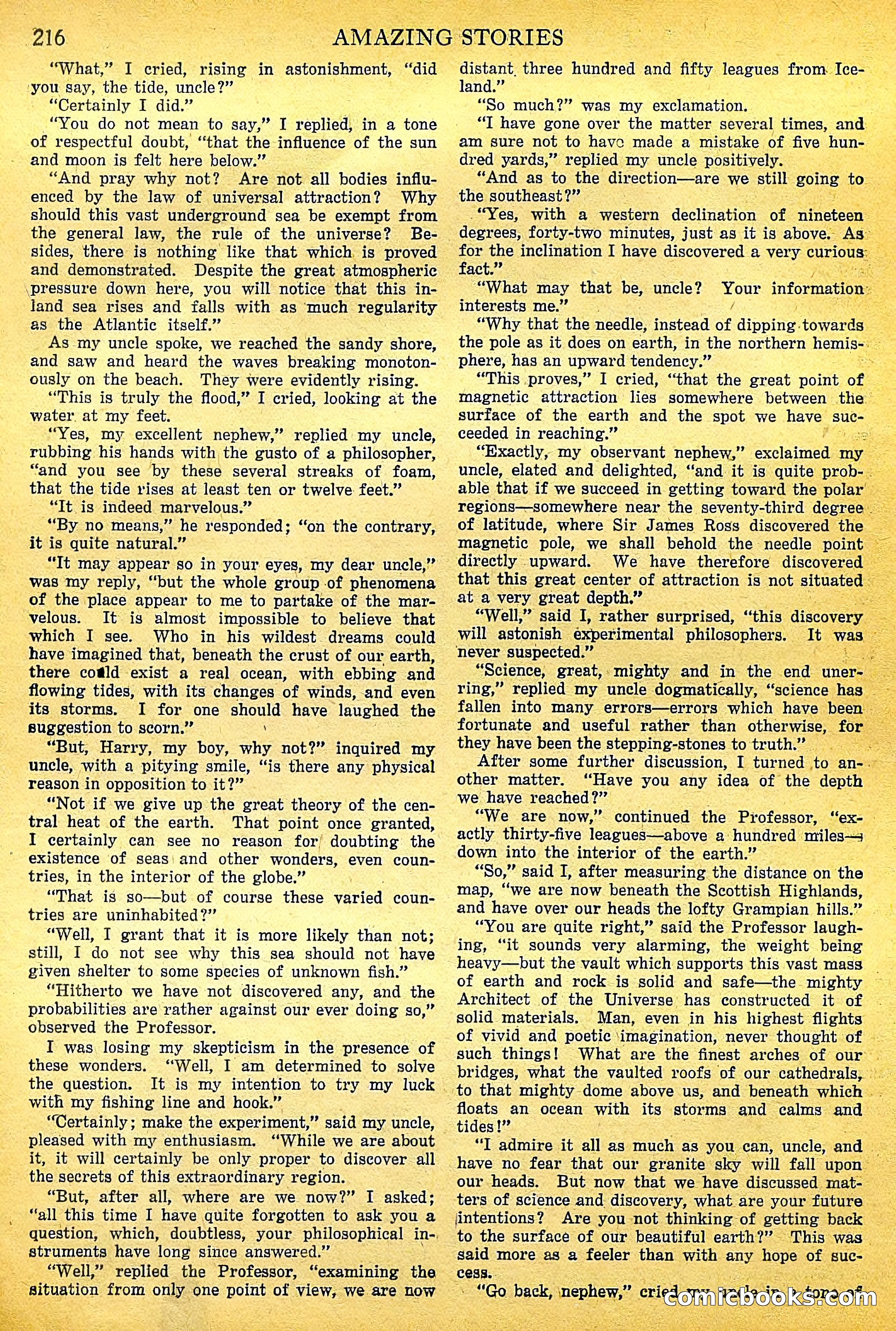 A Trip to the Center of the Earth by Jules Verne — page 46 of 78