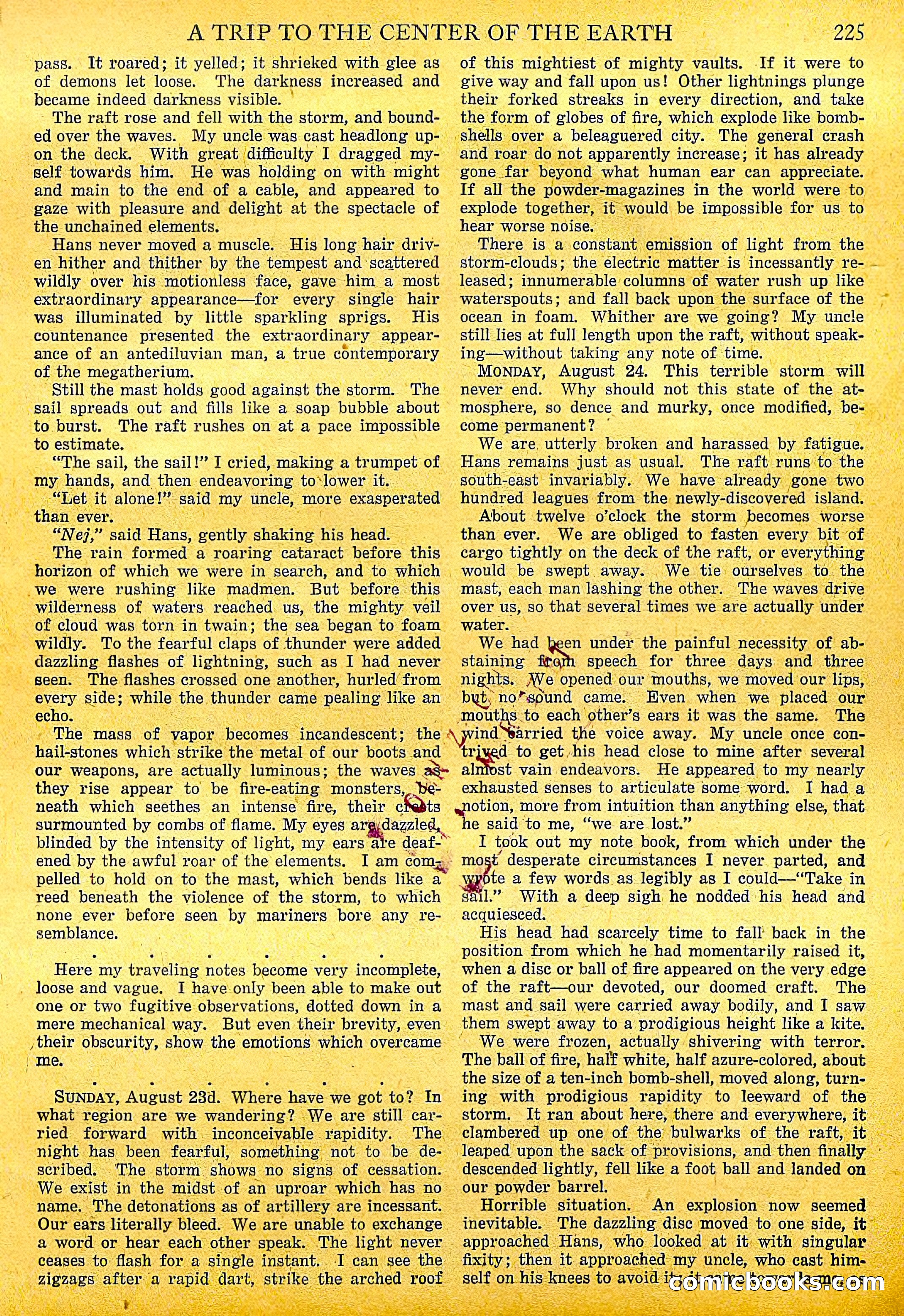 A Trip to the Center of the Earth by Jules Verne — page 55 of 78