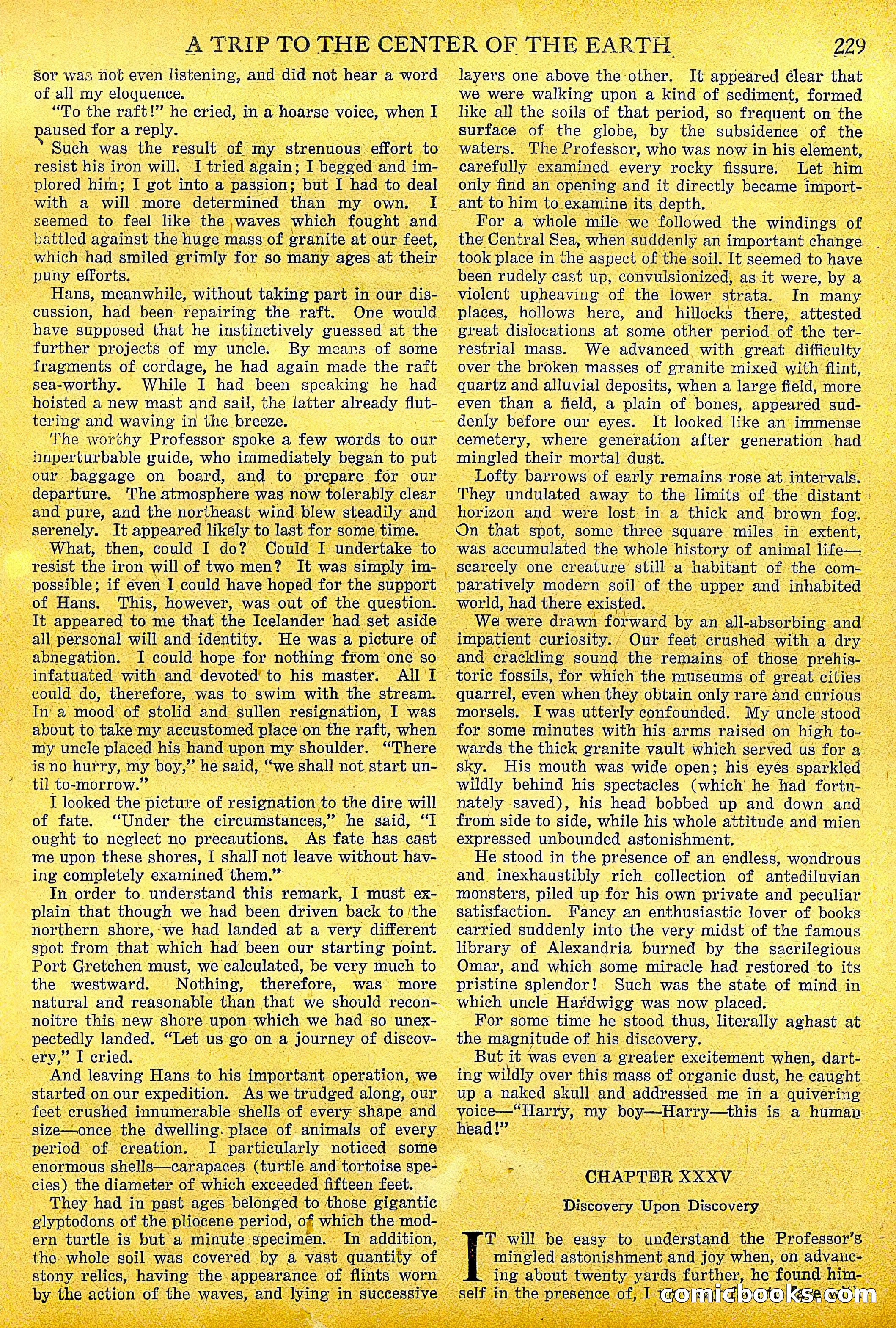 A Trip to the Center of the Earth by Jules Verne — page 59 of 78
