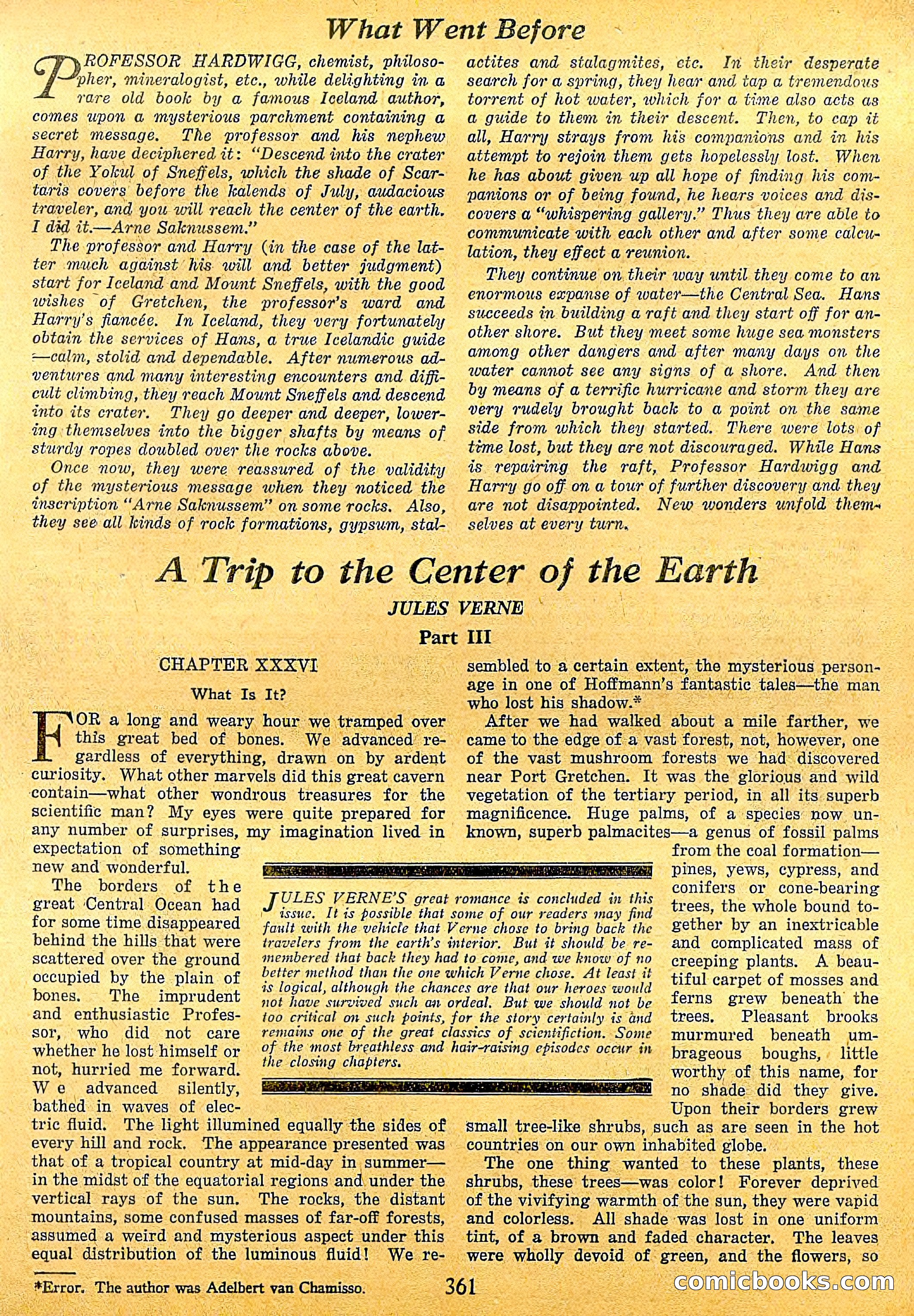 A Trip to the Center of the Earth by Jules Verne — page 63 of 78