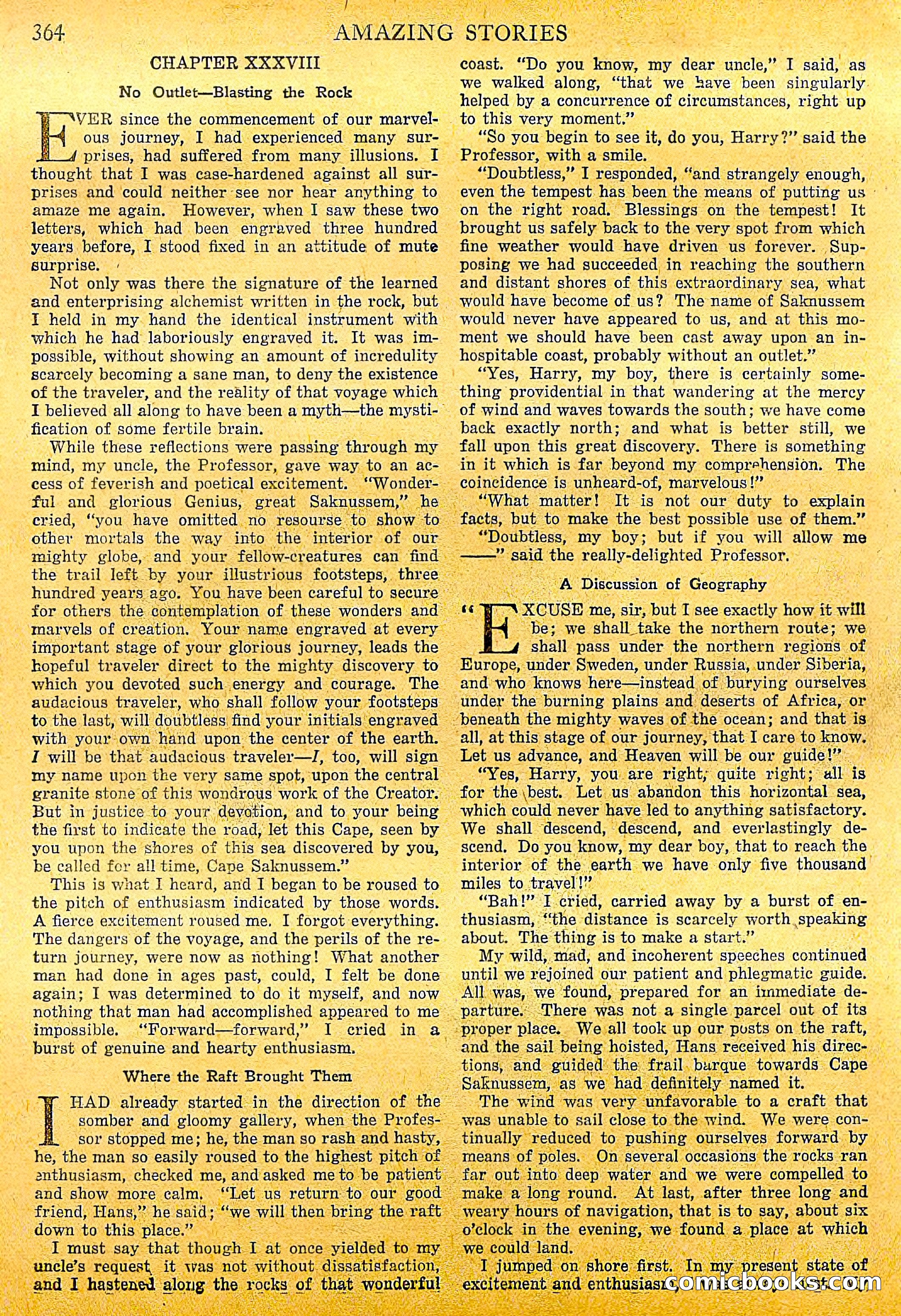 A Trip to the Center of the Earth by Jules Verne — page 66 of 78