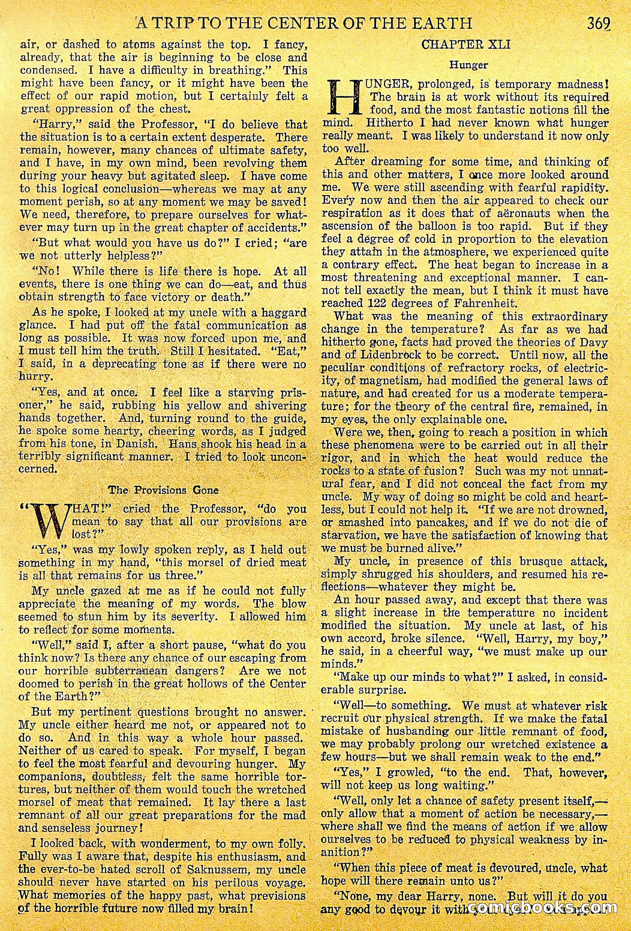 A Trip to the Center of the Earth by Jules Verne — page 71 of 78