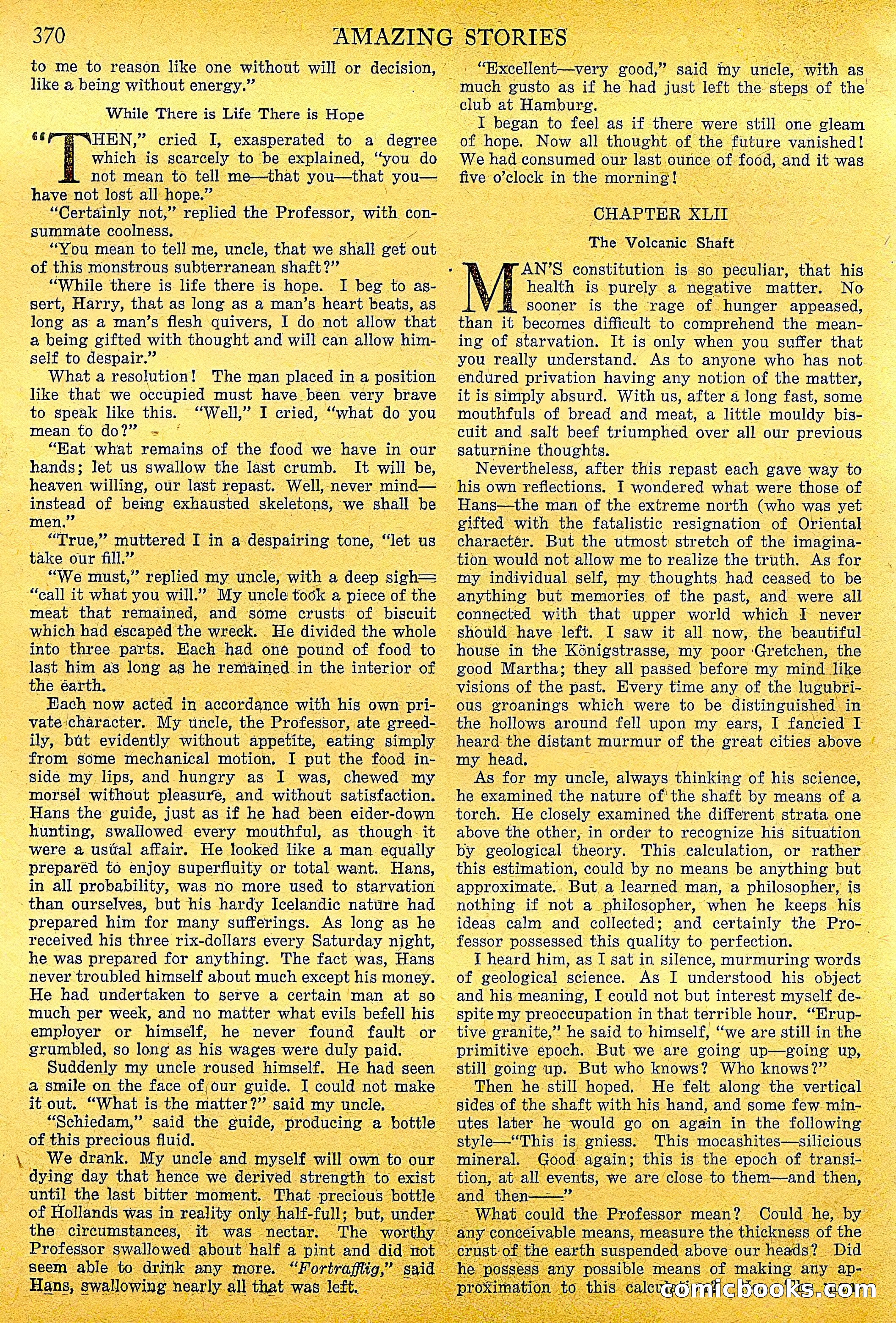 A Trip to the Center of the Earth by Jules Verne — page 72 of 78