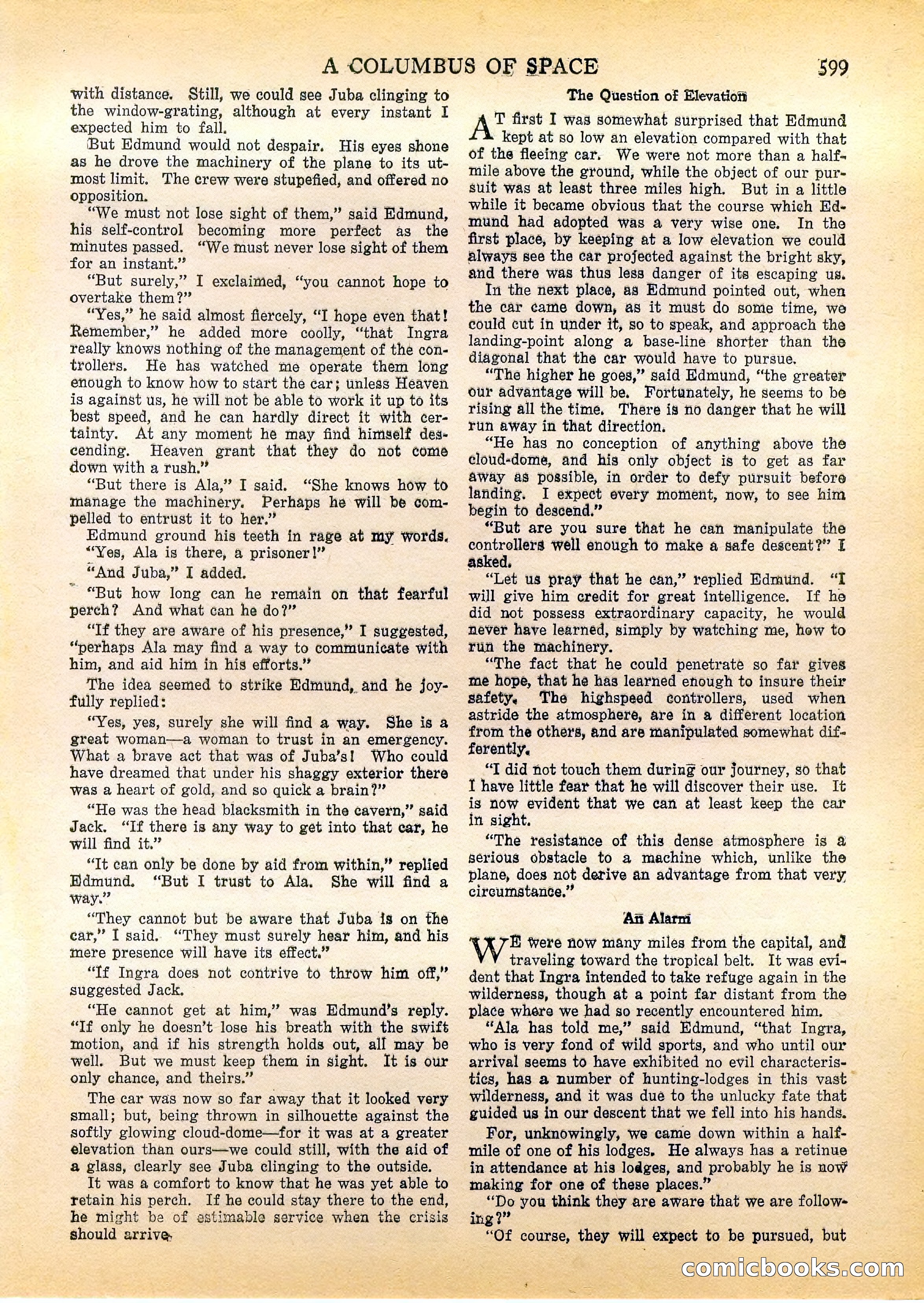 A Columbus of Space by Garrett P. Serviss — page 48 of 65