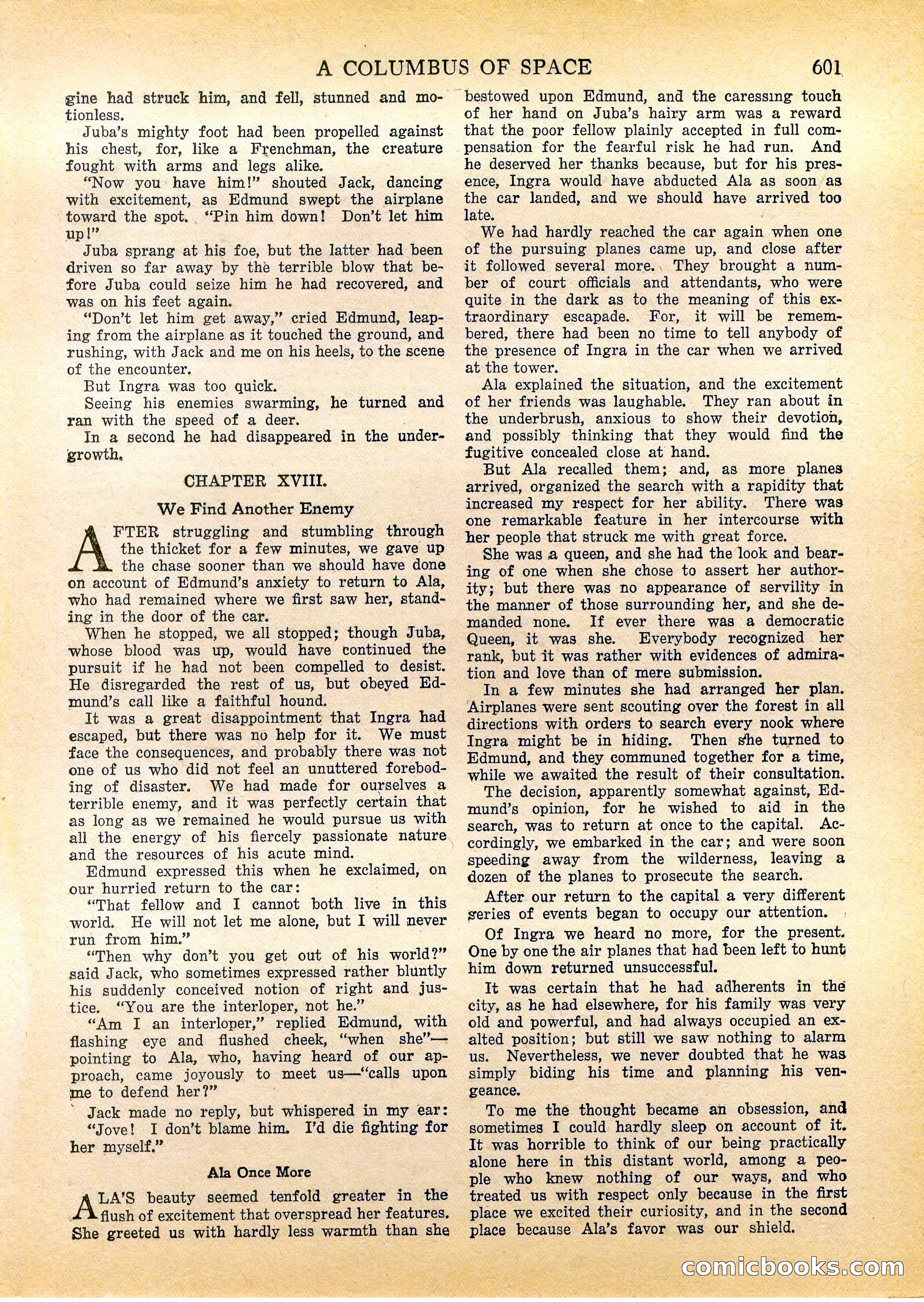 A Columbus of Space by Garrett P. Serviss — page 50 of 65