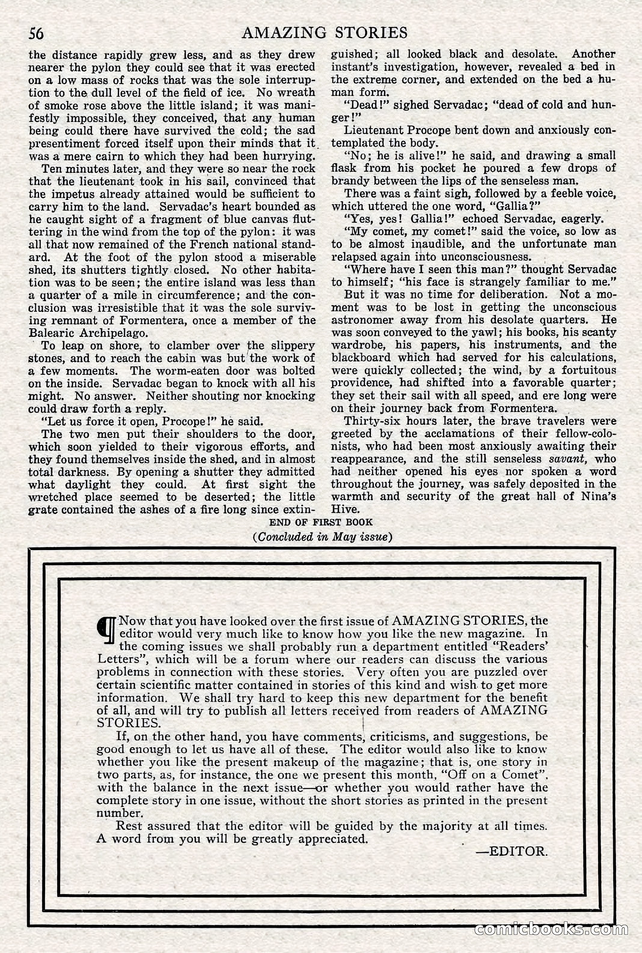 Amazing Stories, Vol. 1, No. 1 — page 58 of 100