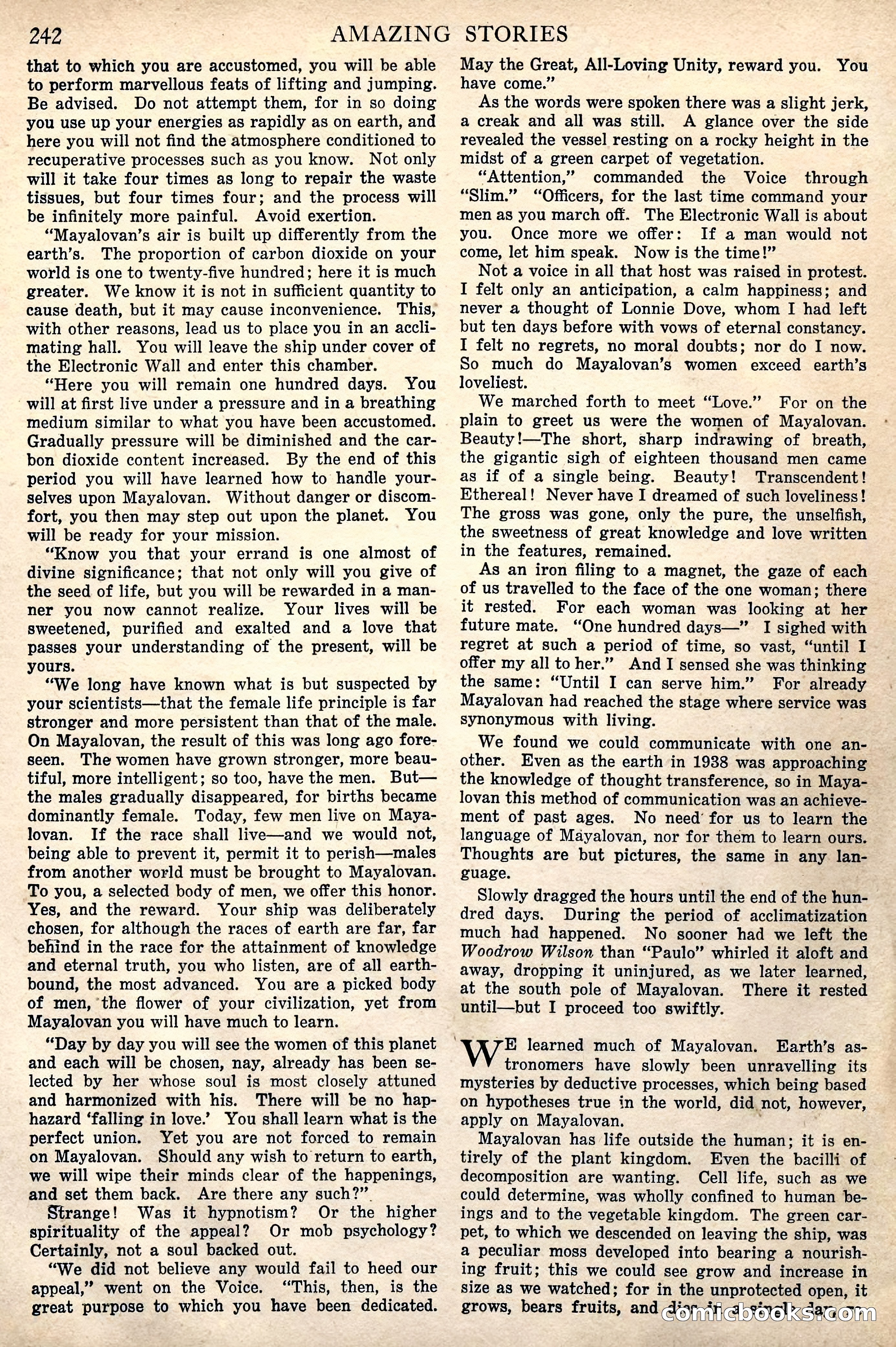 Amazing Stories, Vol. 2, No. 3 — page 36 of 108