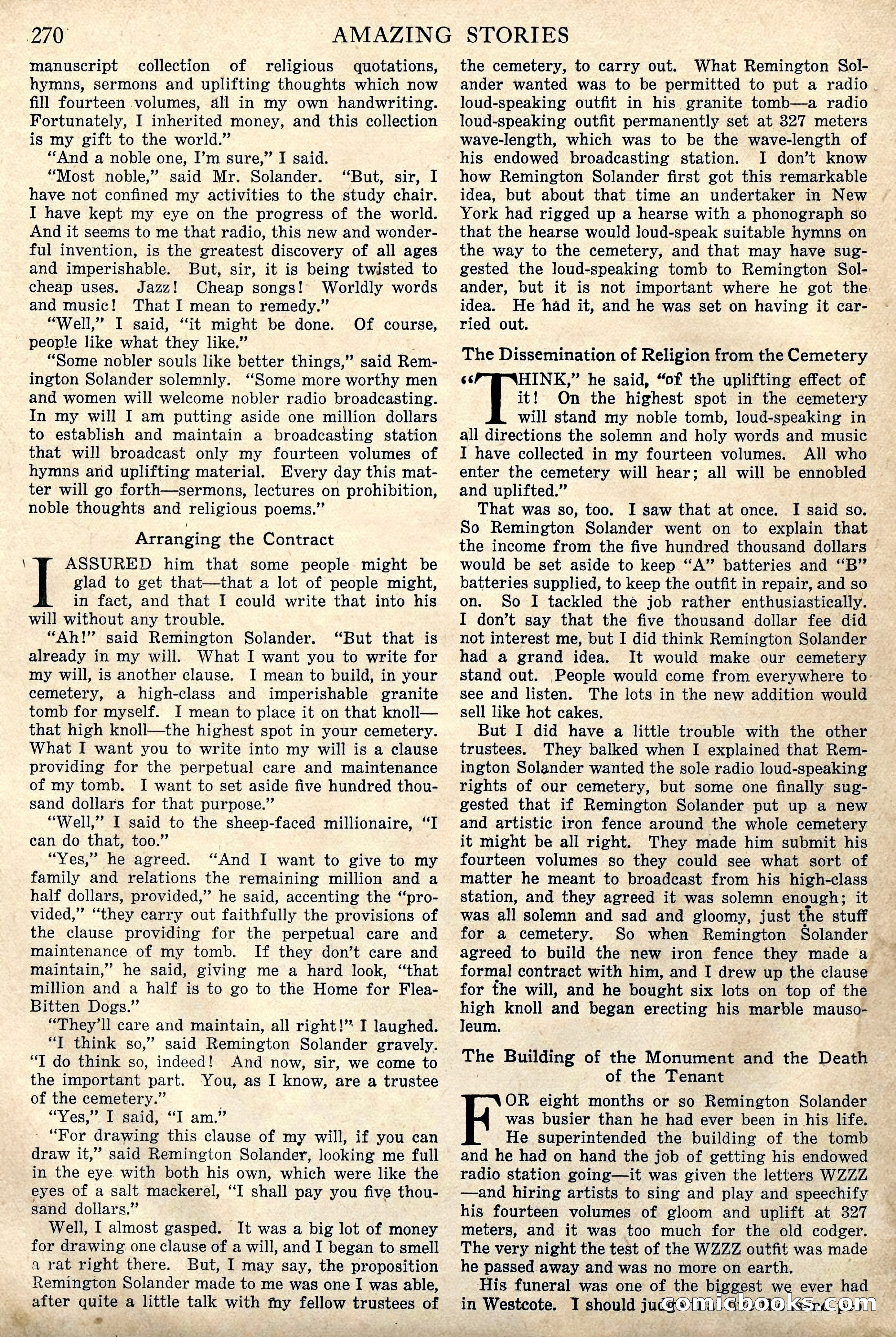 Amazing Stories, Vol. 2, No. 3 — page 64 of 108
