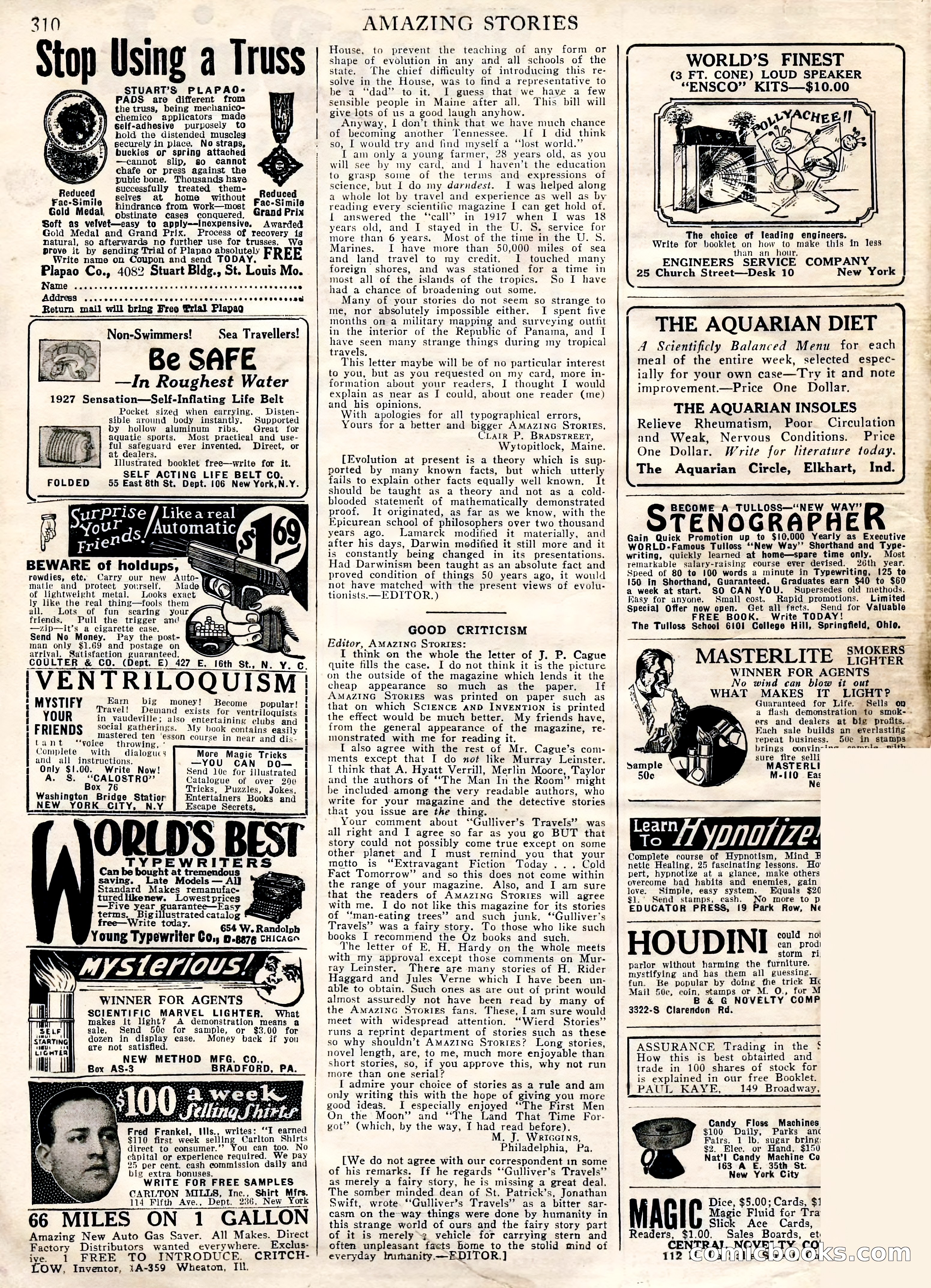 Amazing Stories, Vol. 2, No. 3 — page 104 of 108
