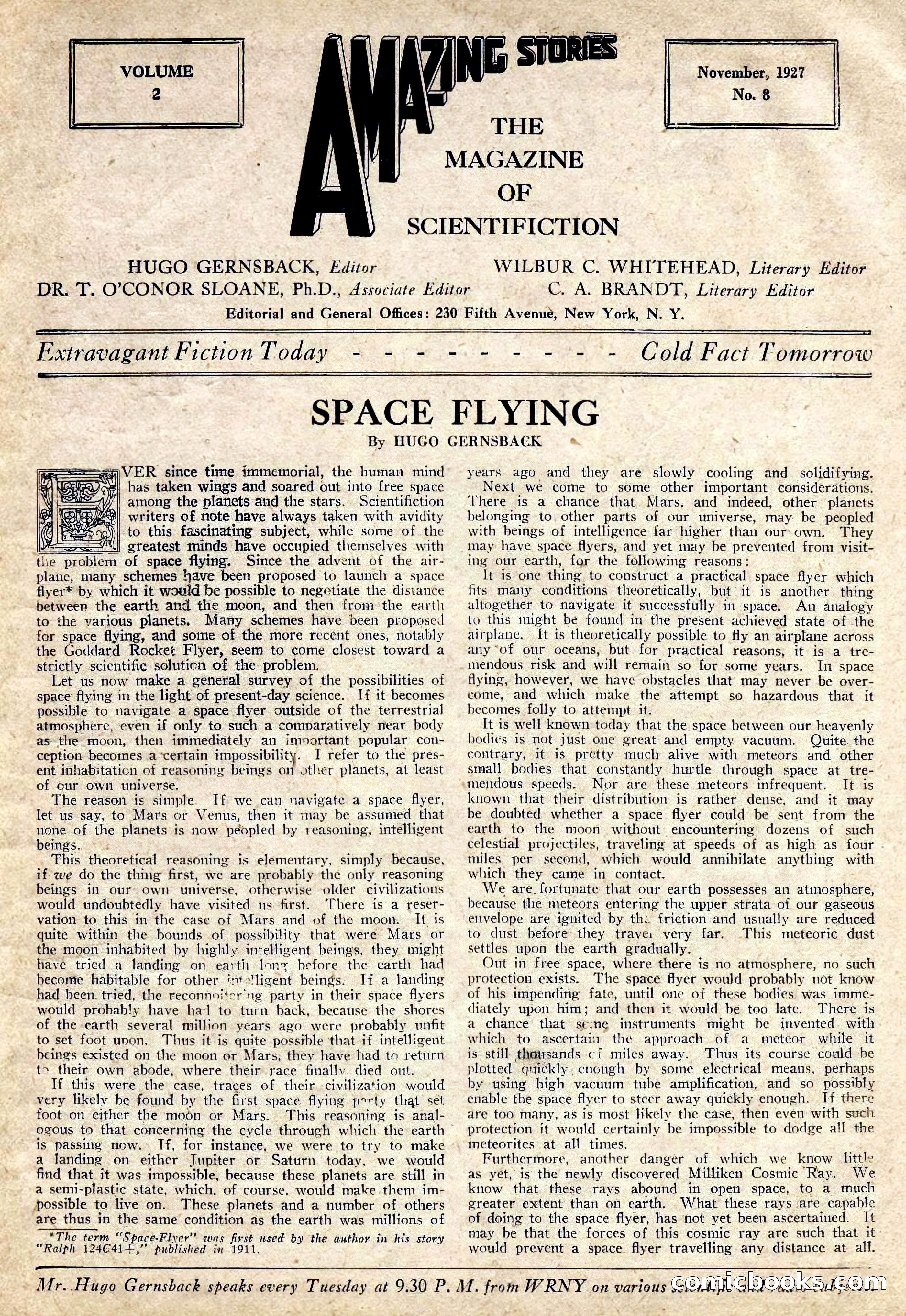 Amazing Stories, Vol. 2 No. 8 — page 7 of 102