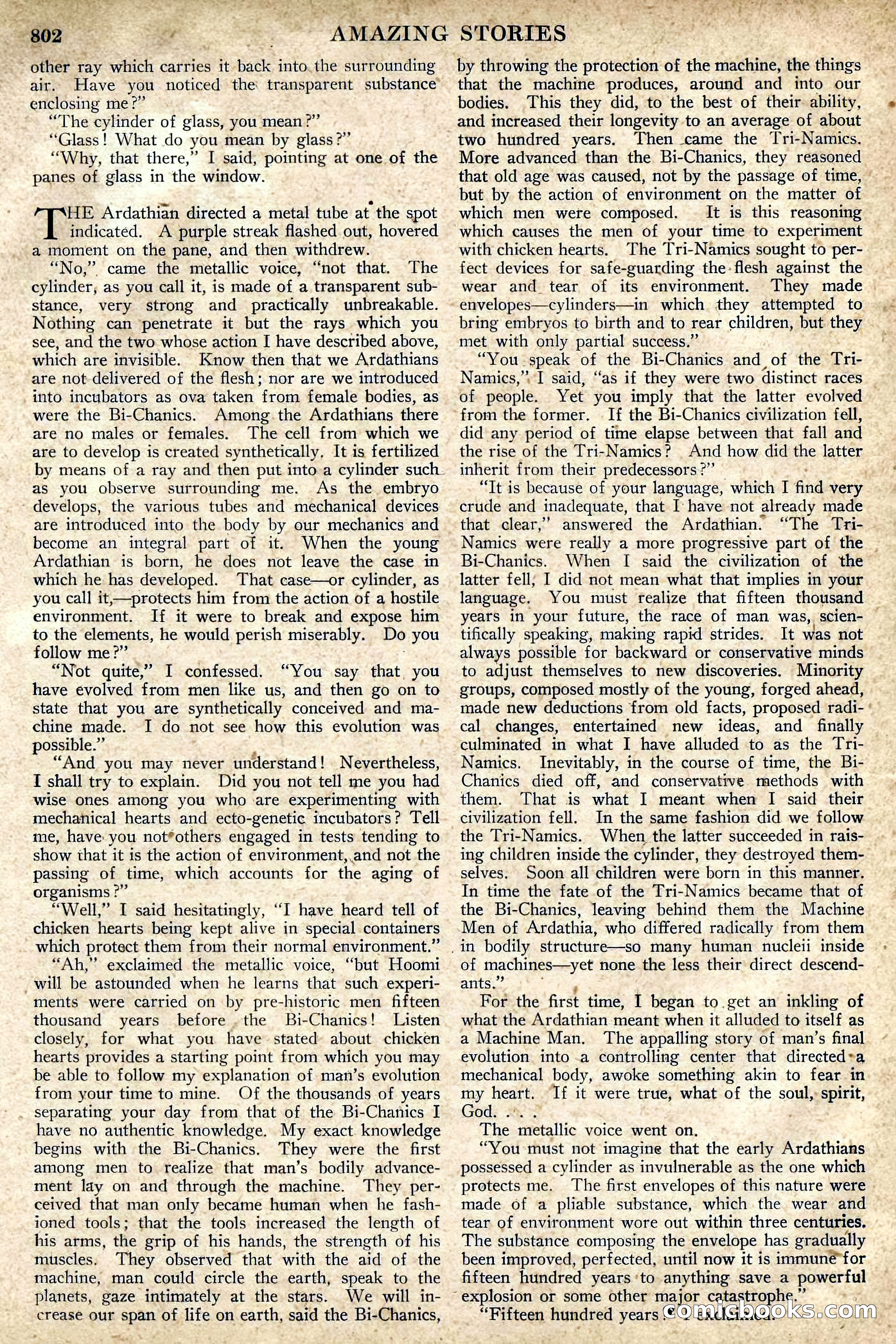 Amazing Stories, Vol. 2 No. 8 — page 84 of 102