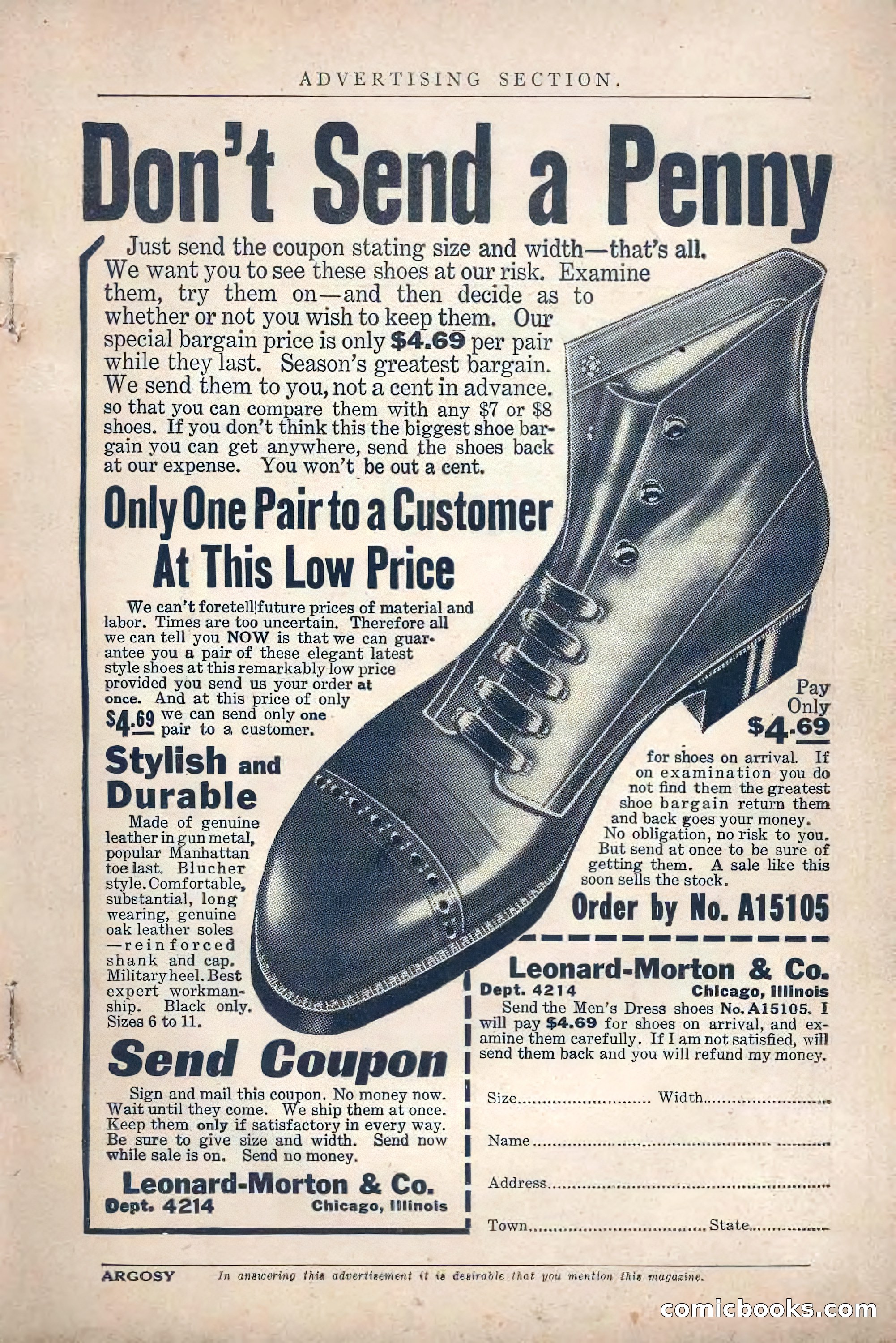 The Argosy, March 27, 1920 — page 3 of 160
