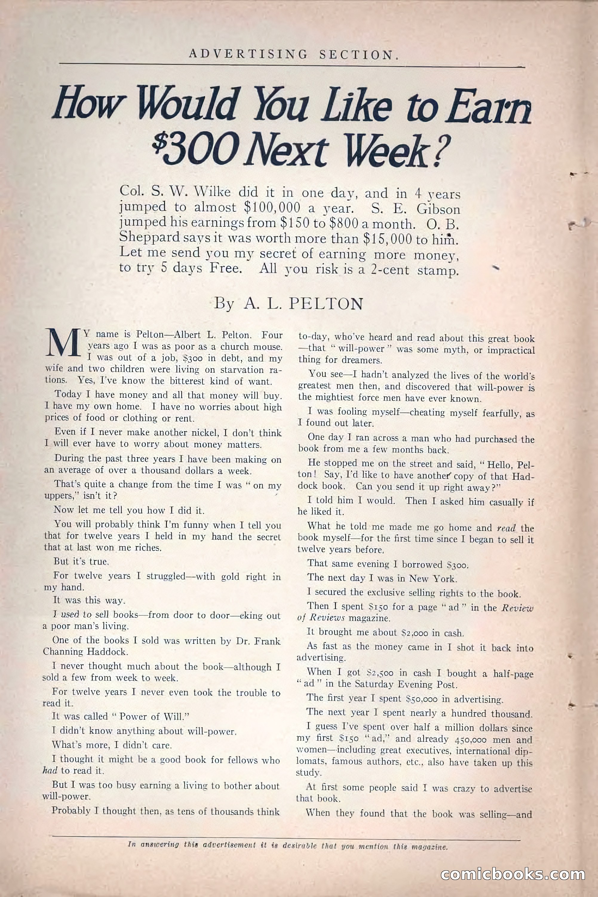 The Argosy, March 27, 1920 — page 6 of 160