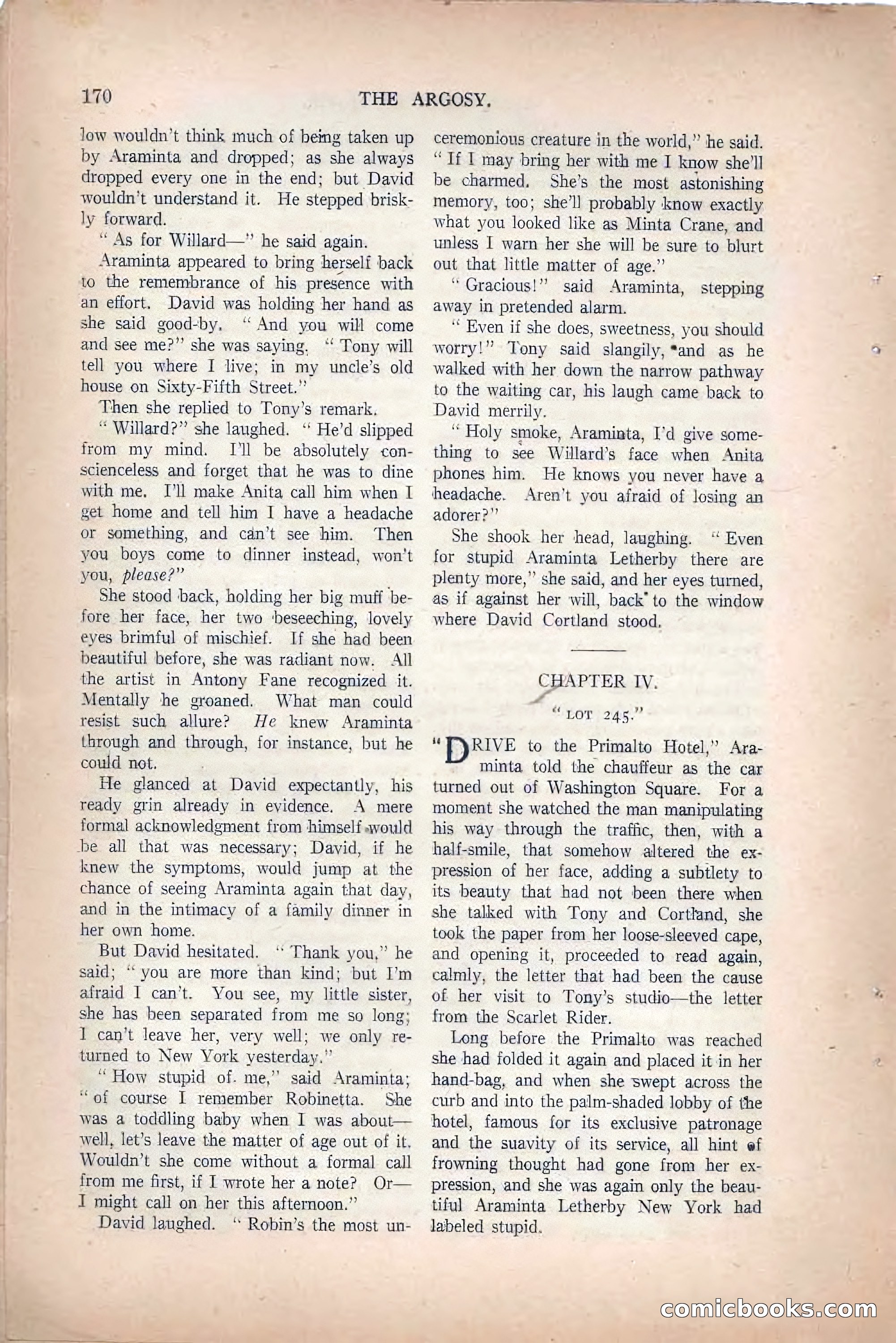 The Argosy, March 27, 1920 — page 20 of 160