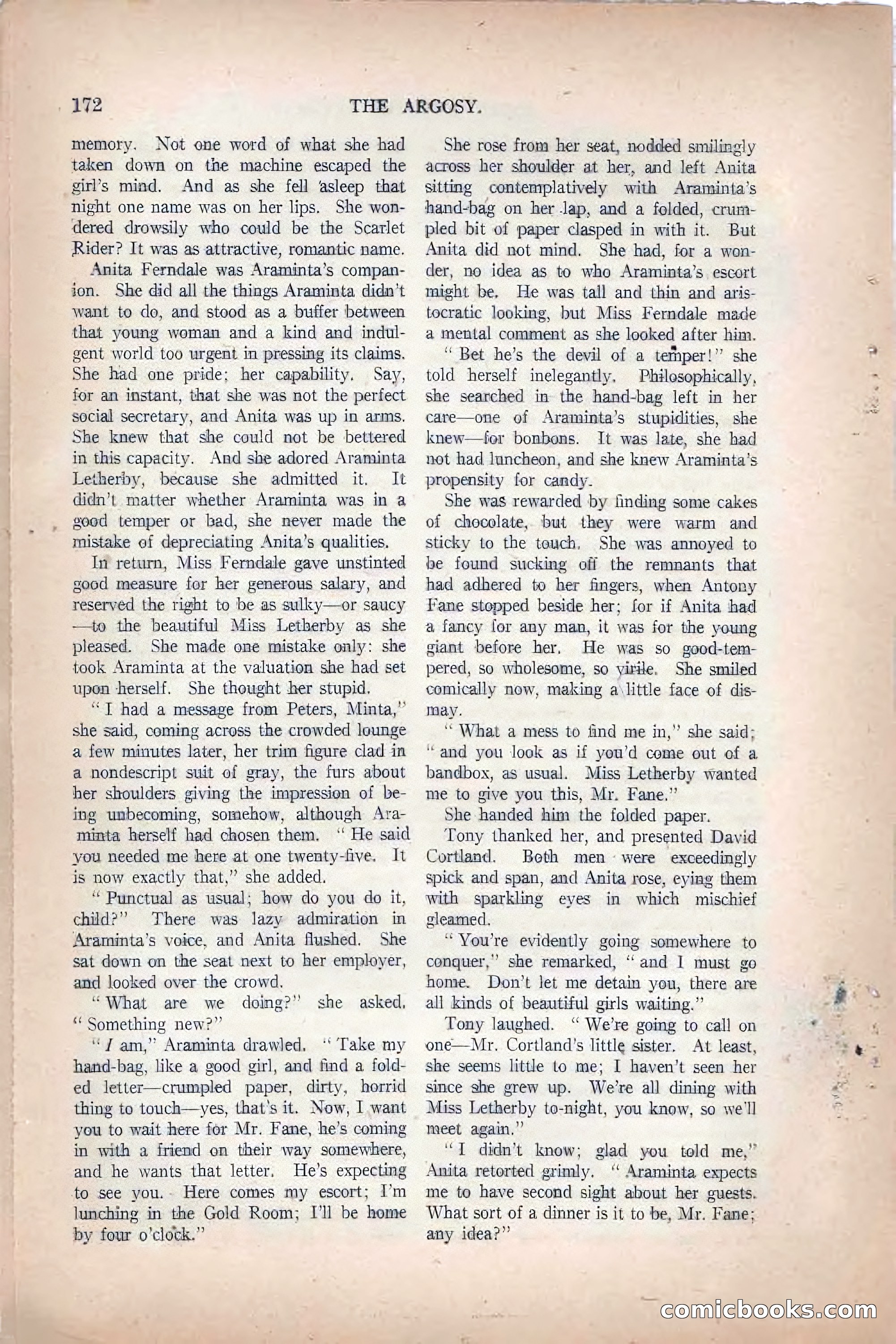 The Argosy, March 27, 1920 — page 22 of 160