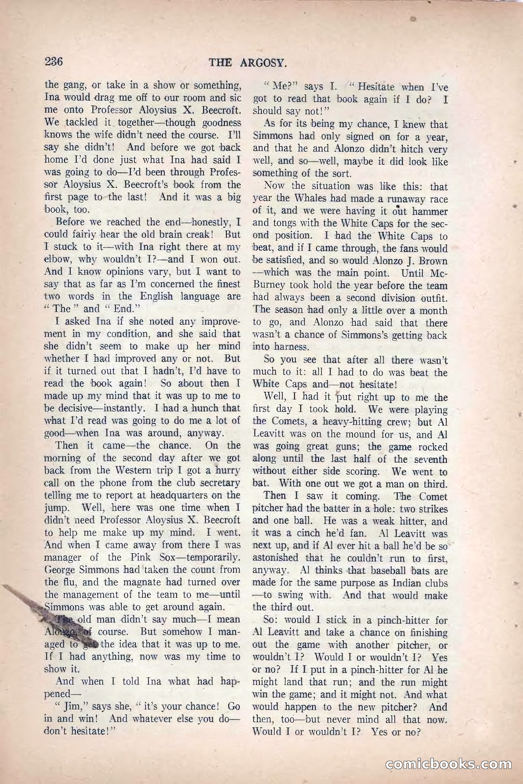 The Argosy, March 27, 1920 — page 86 of 160