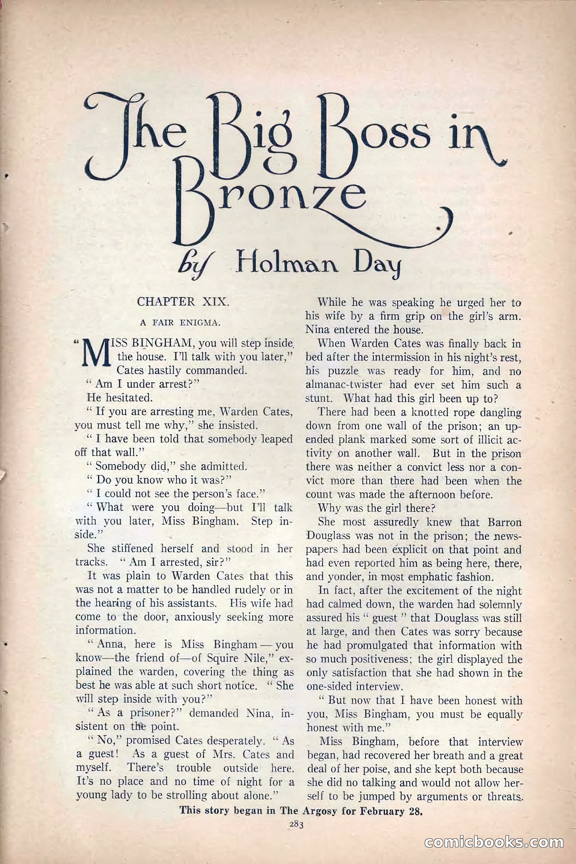 The Argosy, March 27, 1920 — page 133 of 160