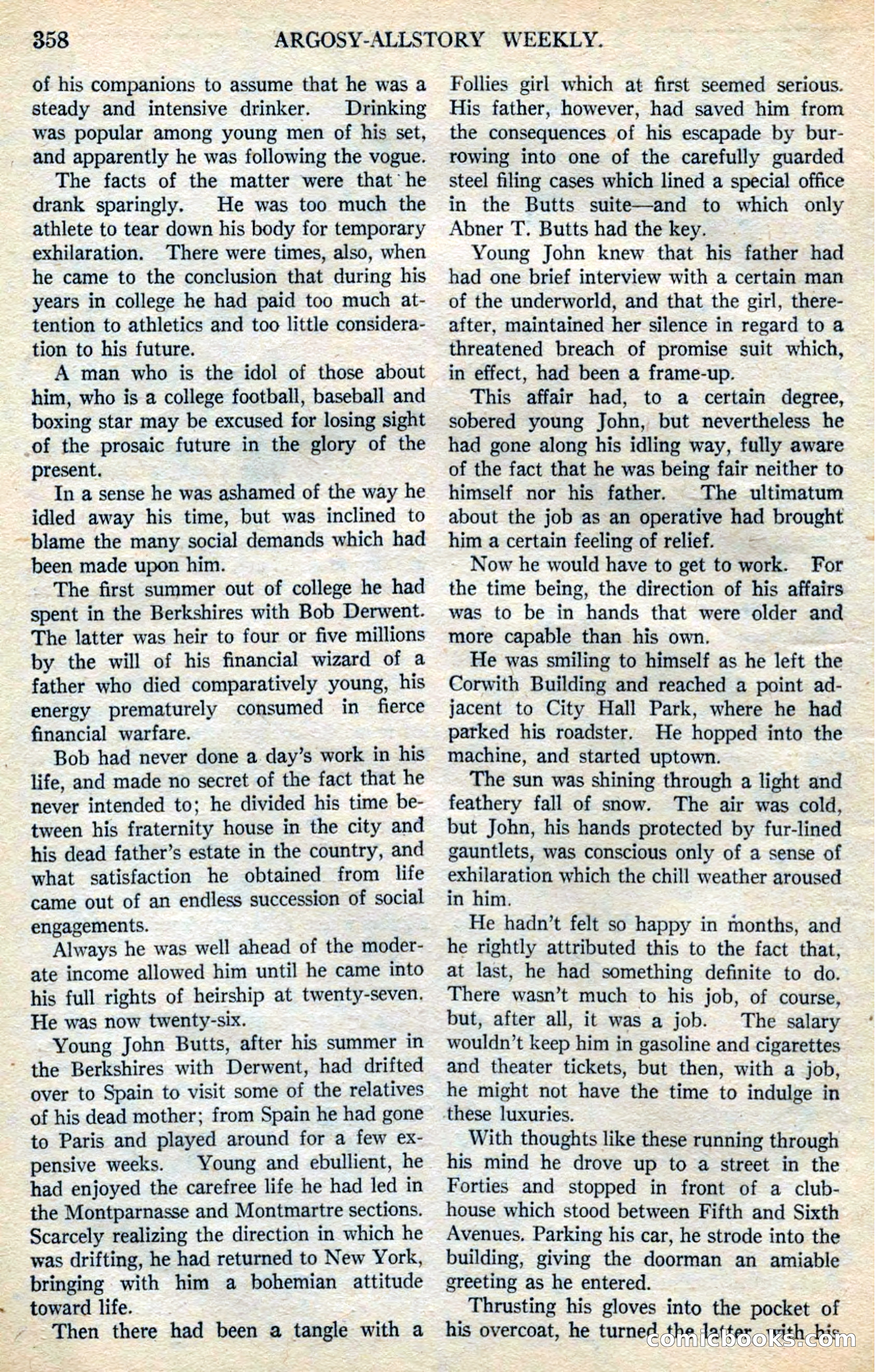 Argosy All-Story Weekly — page 40 of 164