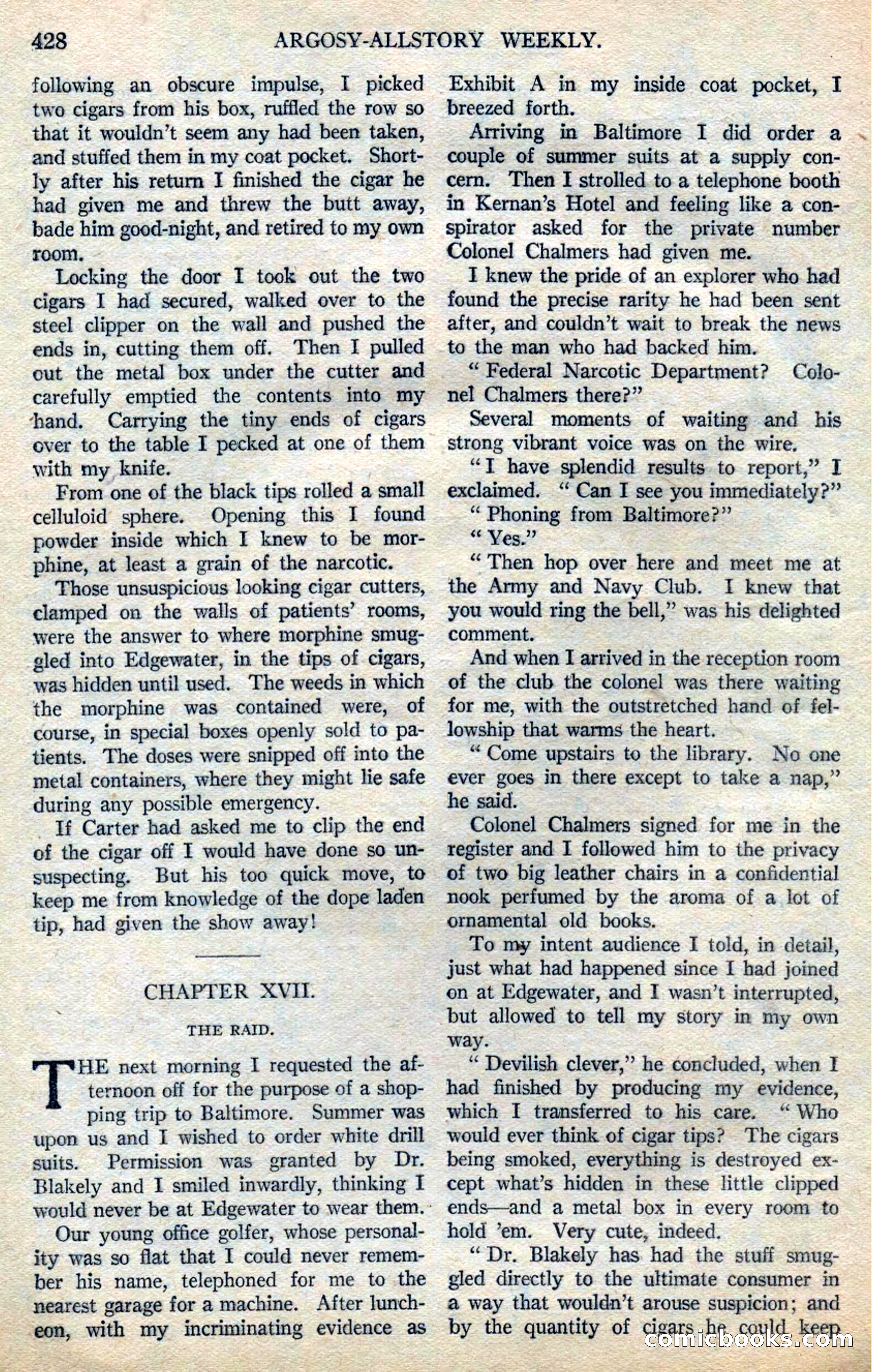 Argosy All-Story Weekly — page 110 of 164