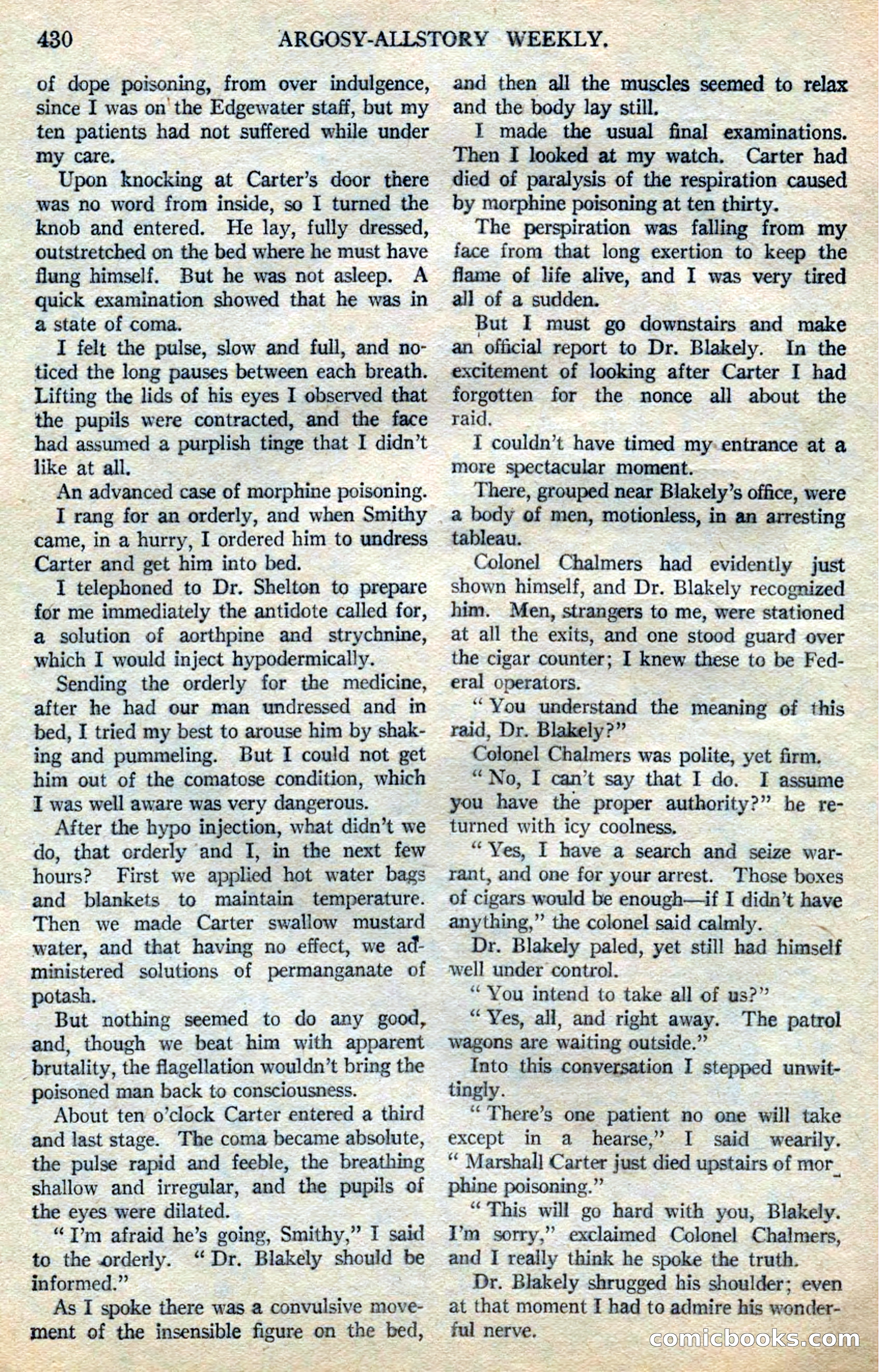 Argosy All-Story Weekly — page 112 of 164
