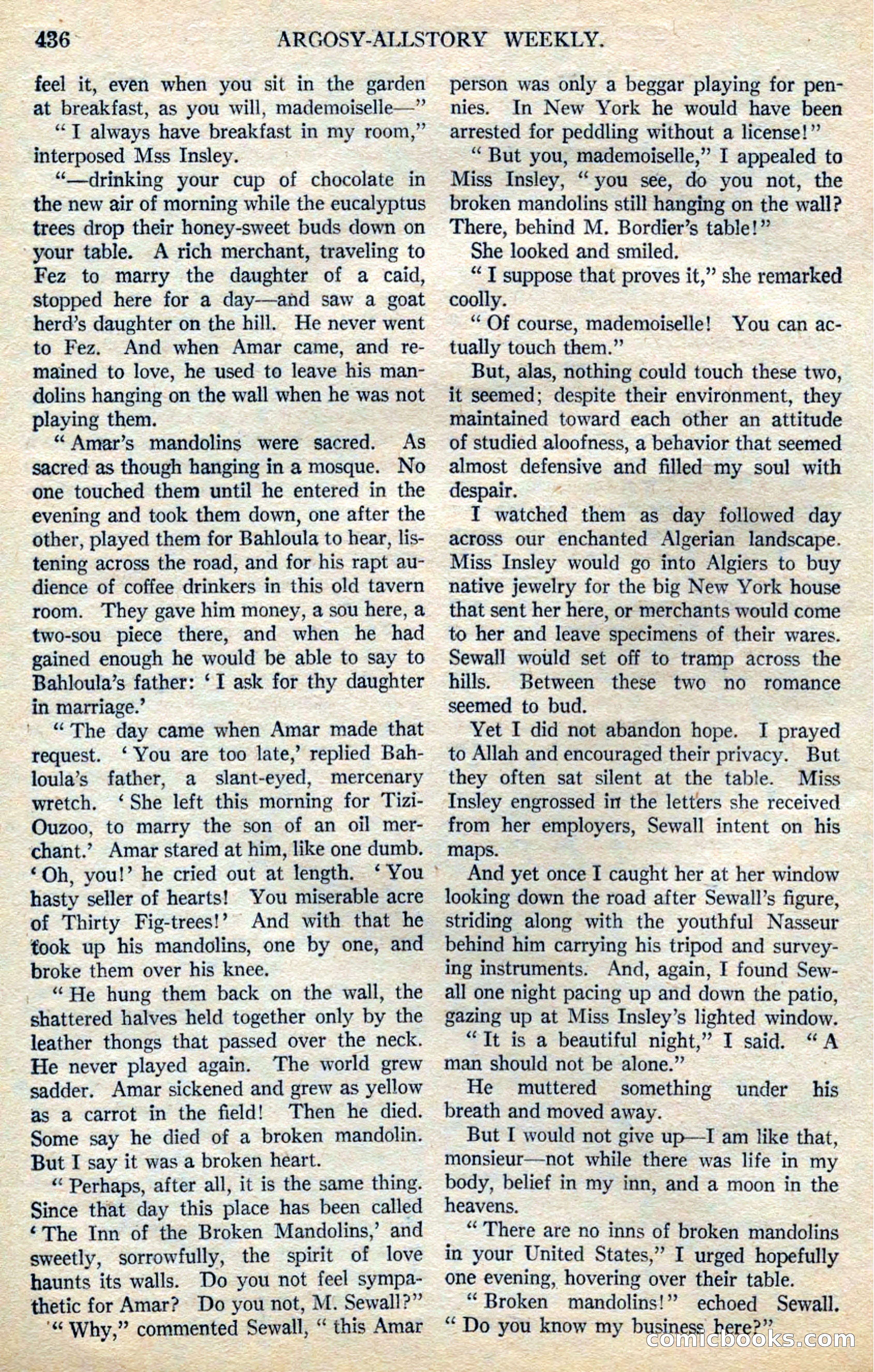 Argosy All-Story Weekly — page 118 of 164