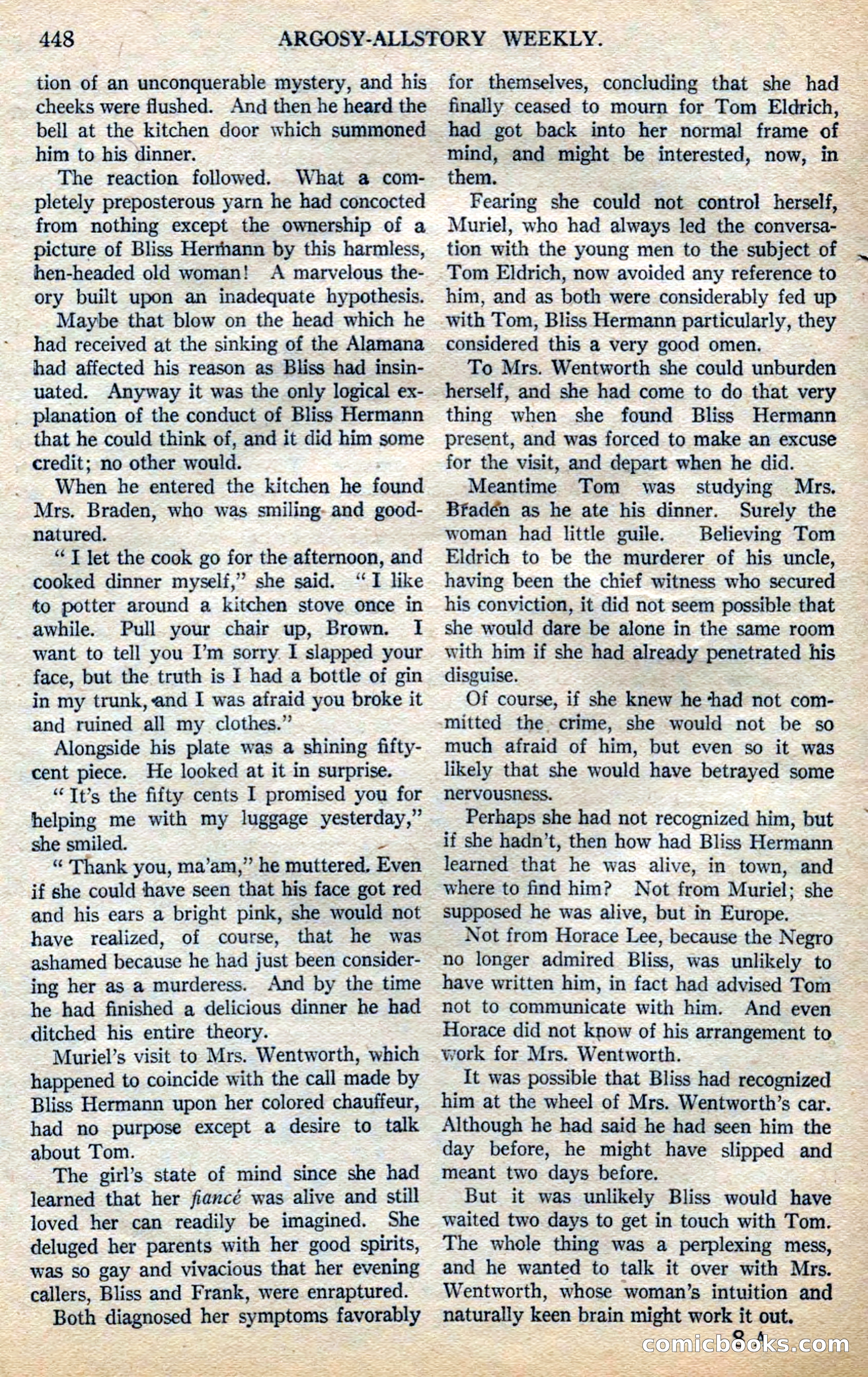 Argosy All-Story Weekly — page 130 of 164