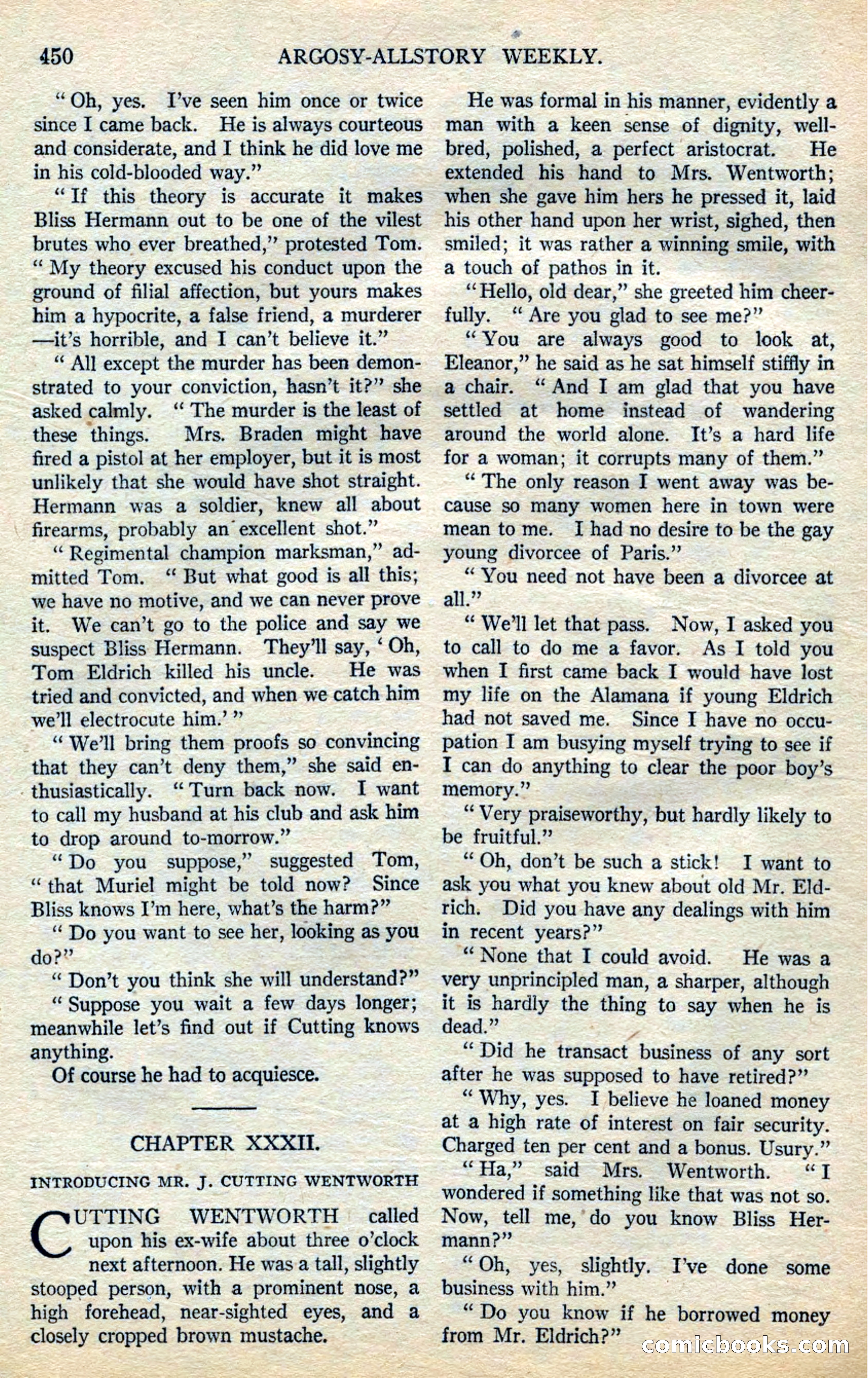 Argosy All-Story Weekly — page 132 of 164