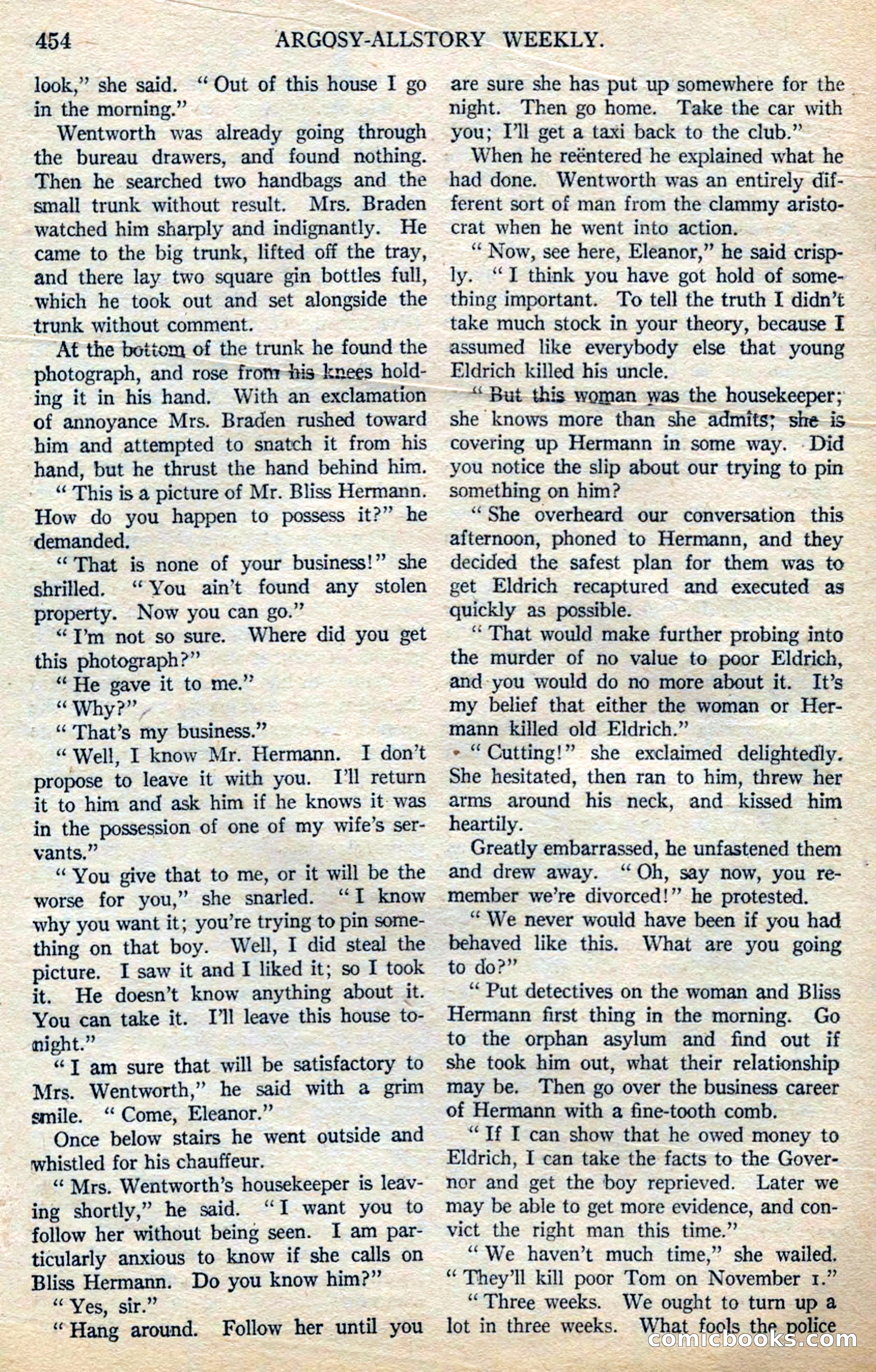 Argosy All-Story Weekly — page 136 of 164