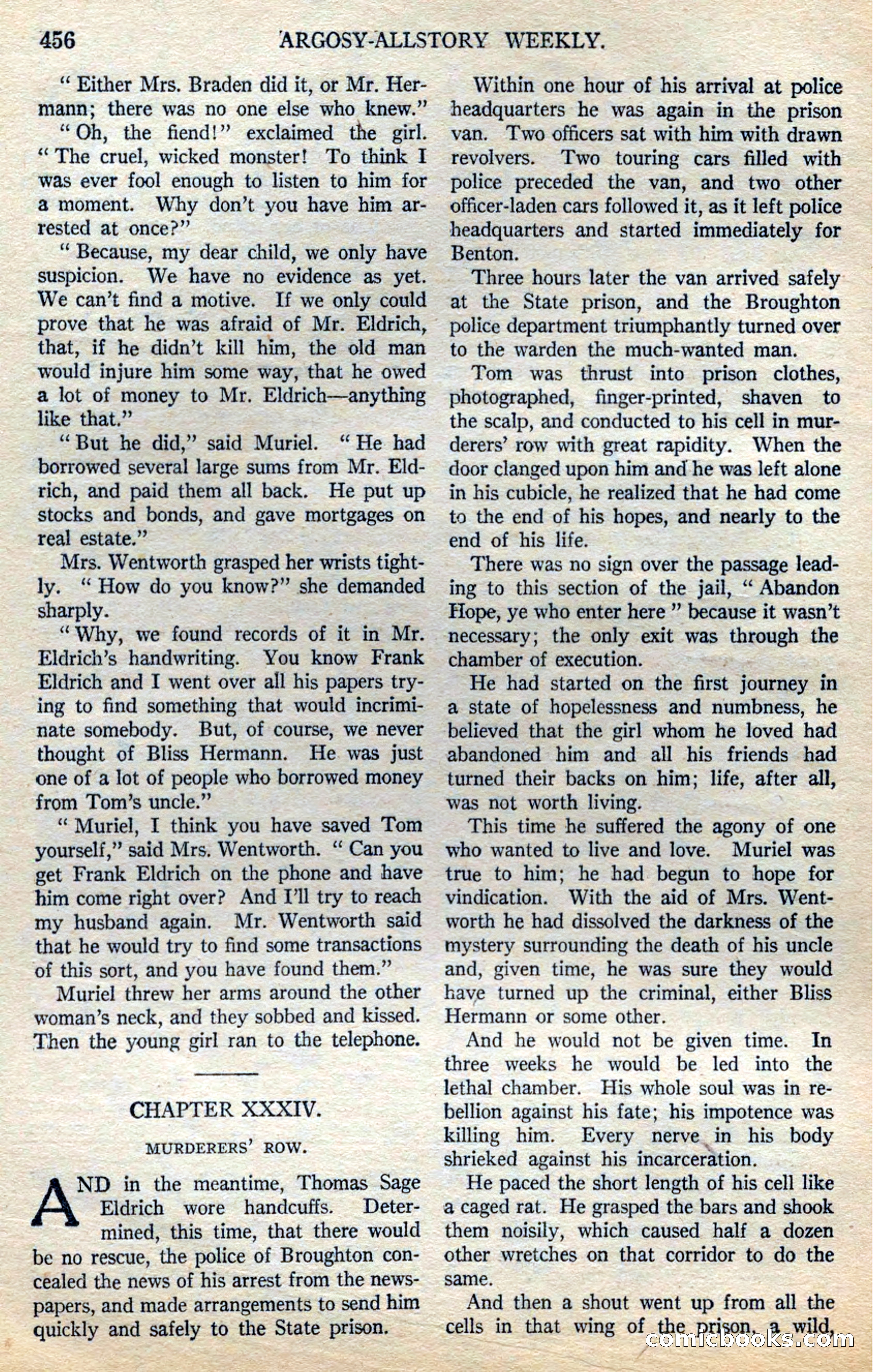 Argosy All-Story Weekly — page 138 of 164