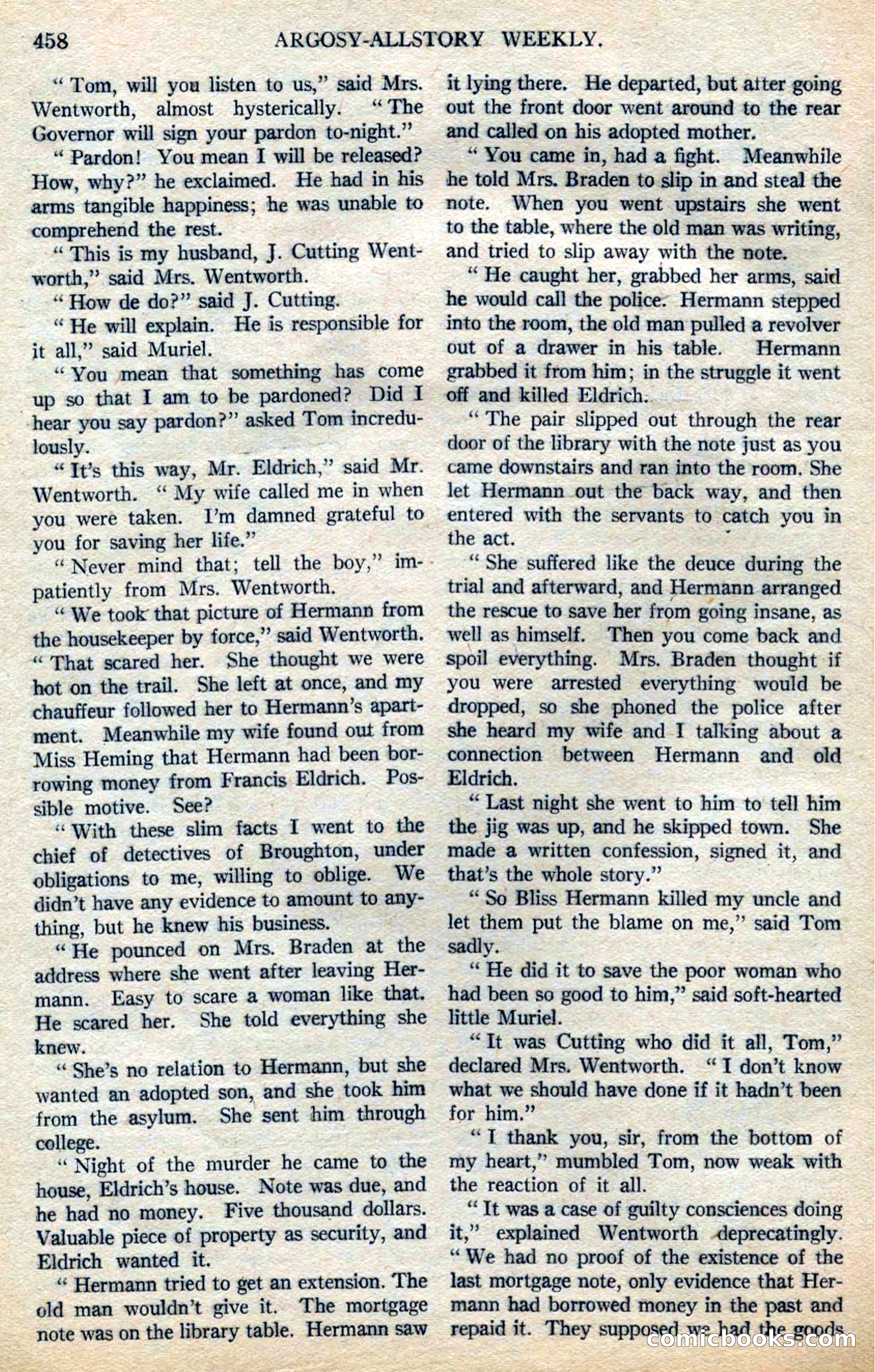Argosy All-Story Weekly — page 140 of 164