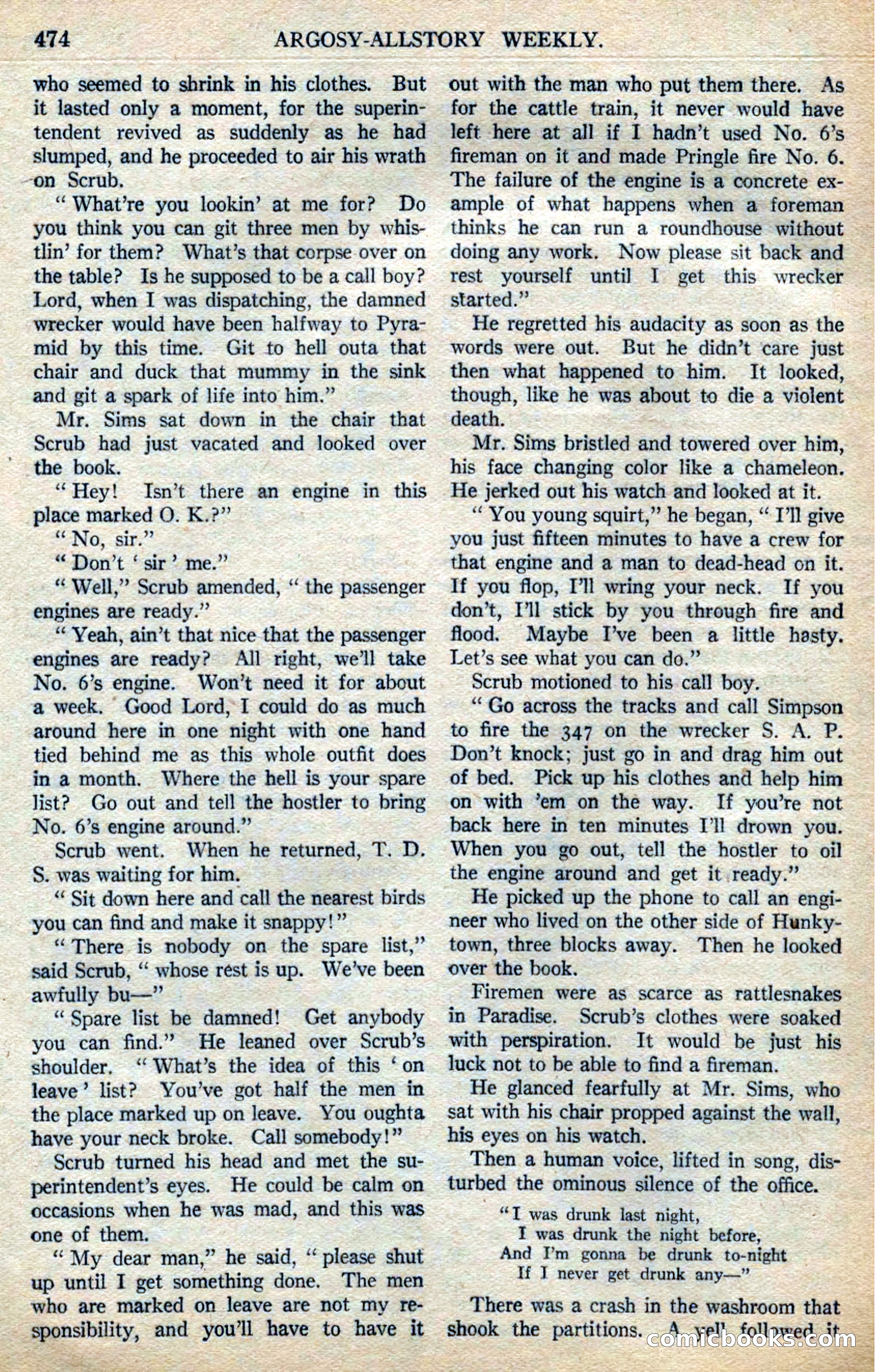 Argosy All-Story Weekly — page 156 of 164