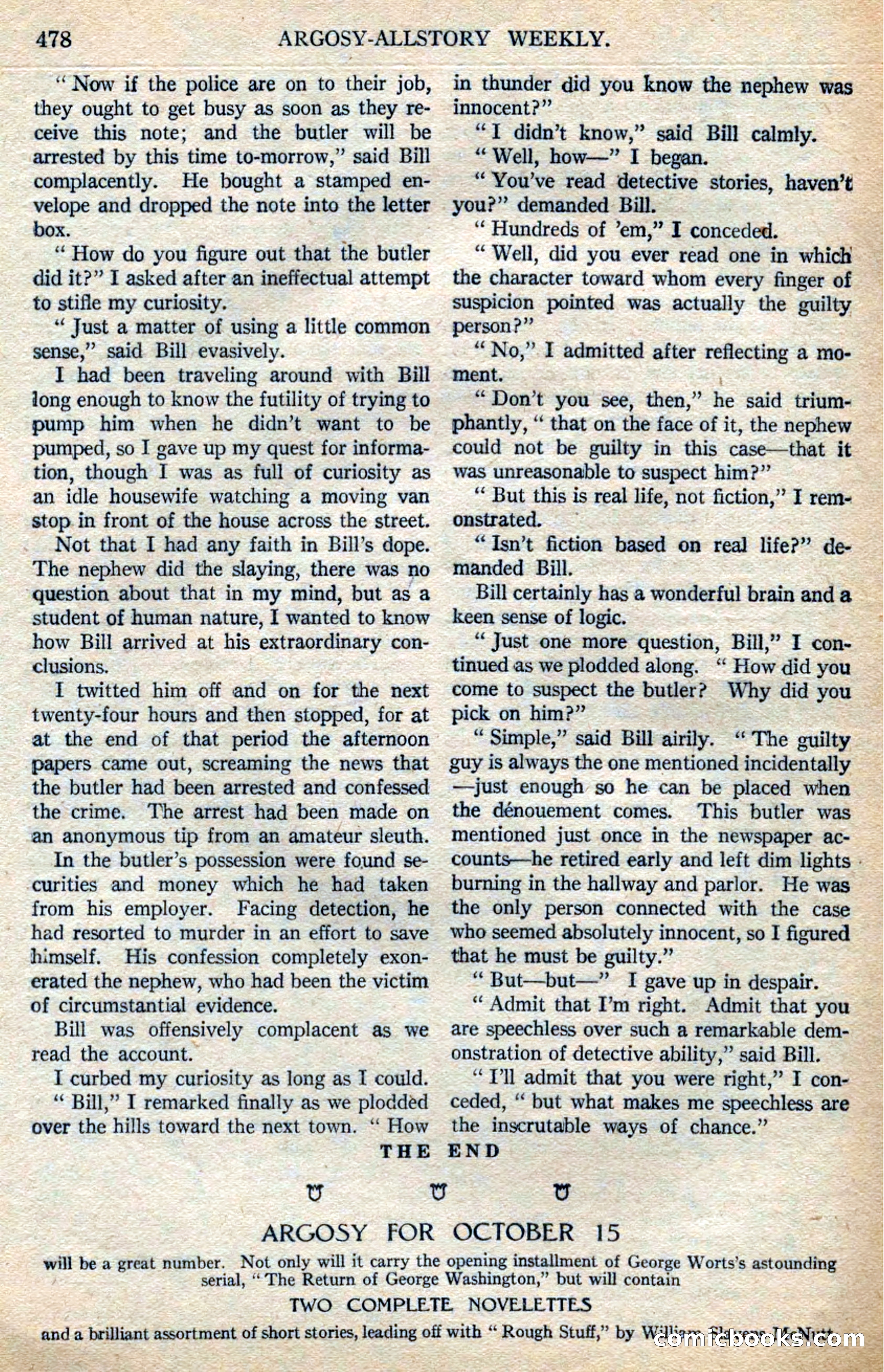 Argosy All-Story Weekly — page 160 of 164