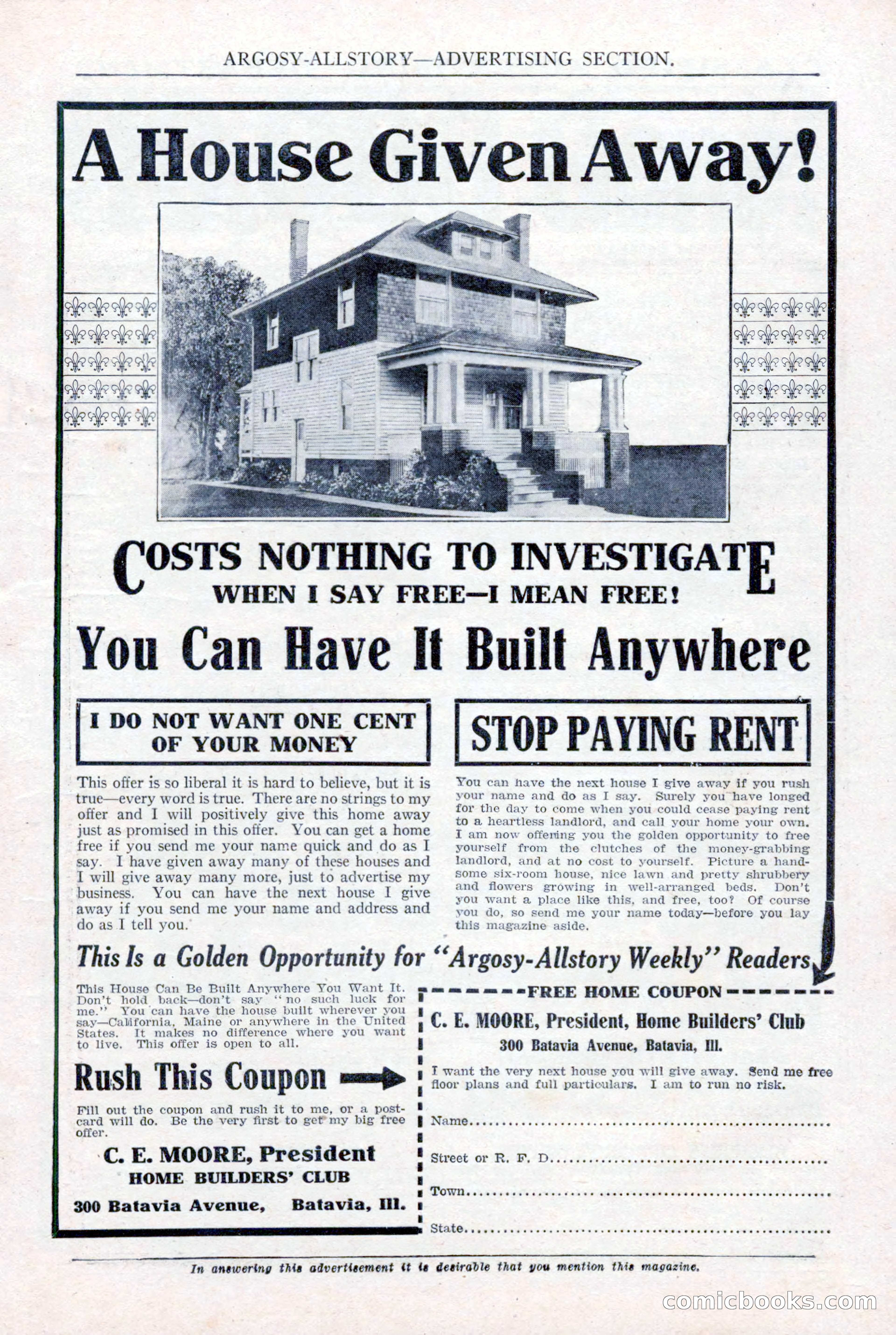 Argosy All-Story Weekly, January 15, 1921 — page 5 of 160
